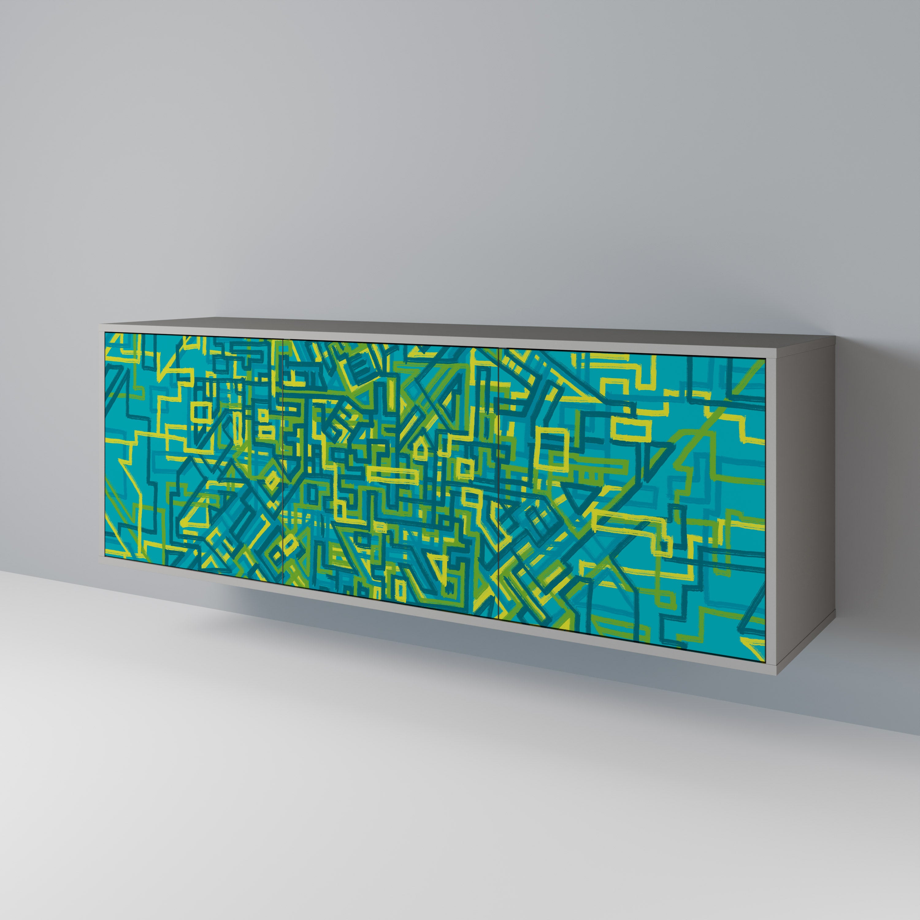 NOSTALGIC MEMORIES Skänk med tre dörrar