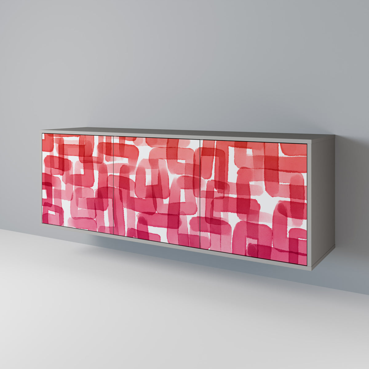 KALEIDOSCOPIC CUBISM 3-Door Sideboard