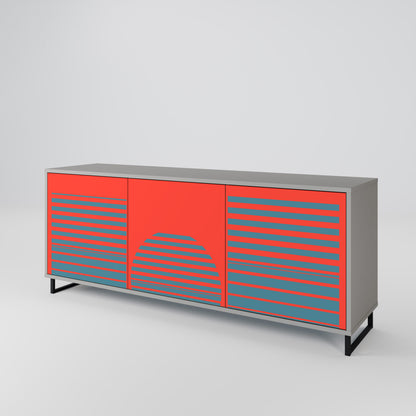RISING GEOMETRY STARS 3-türiges Sideboard