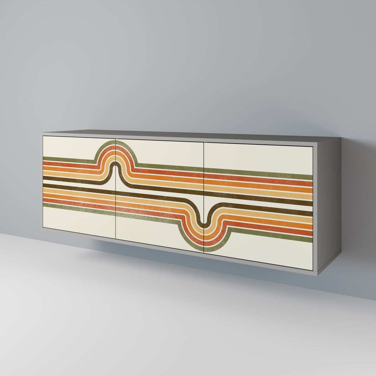 EXCEPTIONAL STREAM Aparador de 3 Portas