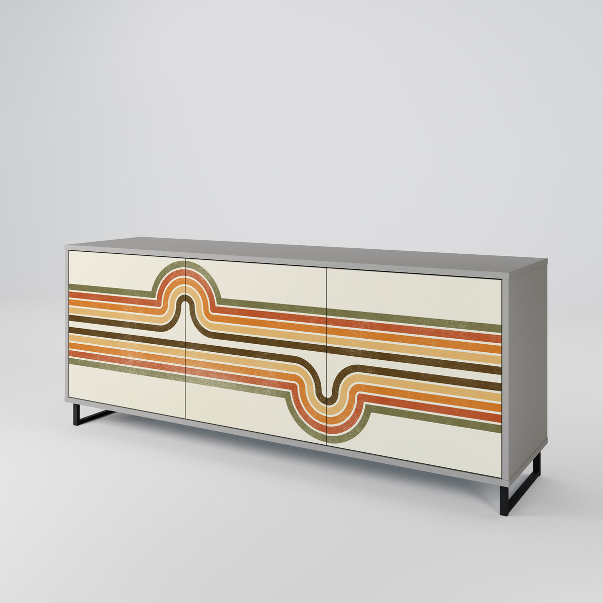 EXCEPTIONAL STREAM Aparador de 3 Portas