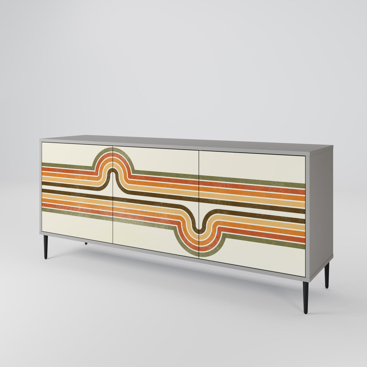 EXCEPTIONAL STREAM Aparador de 3 Portas