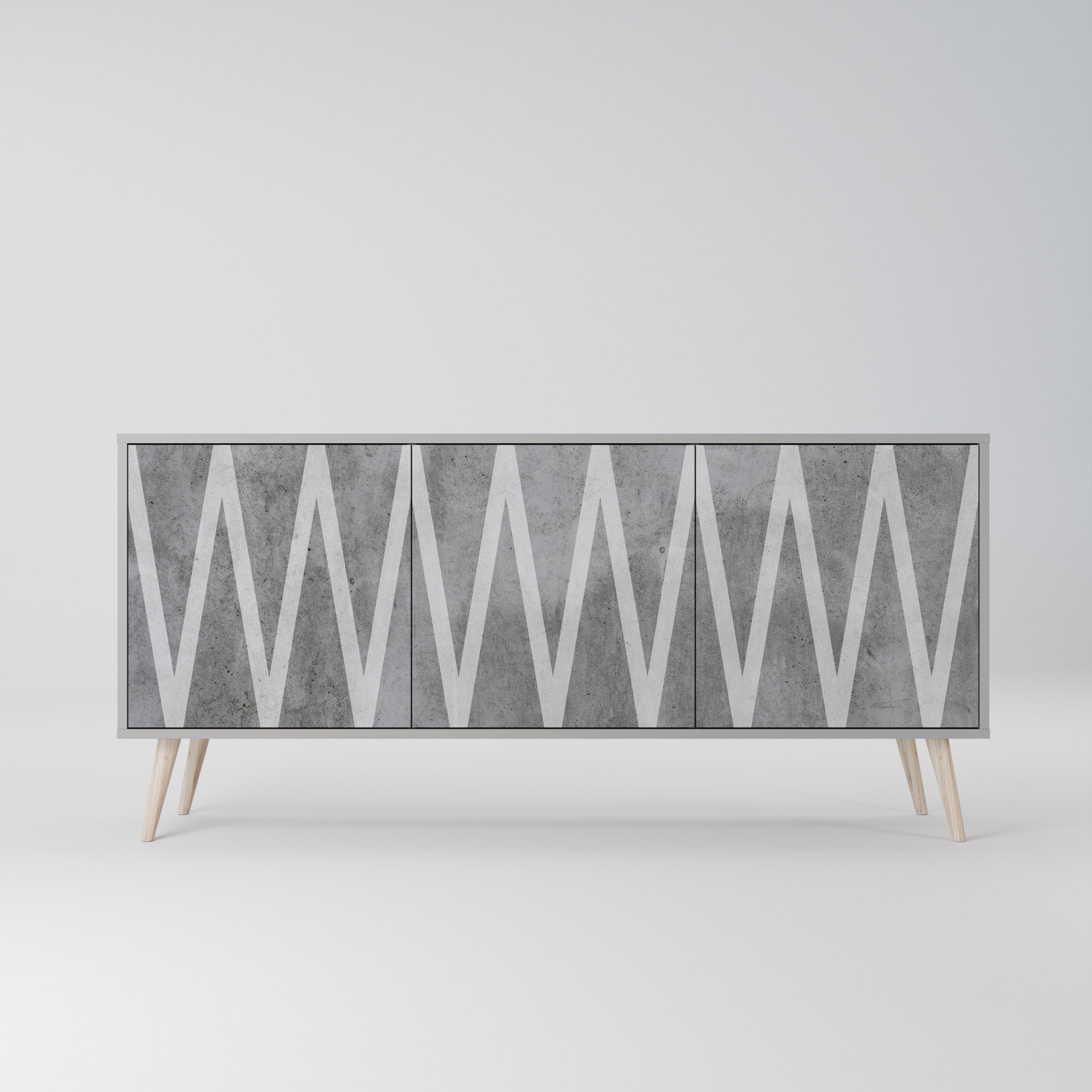 SOLID ZIG ZAG 3-türiges Sideboard
