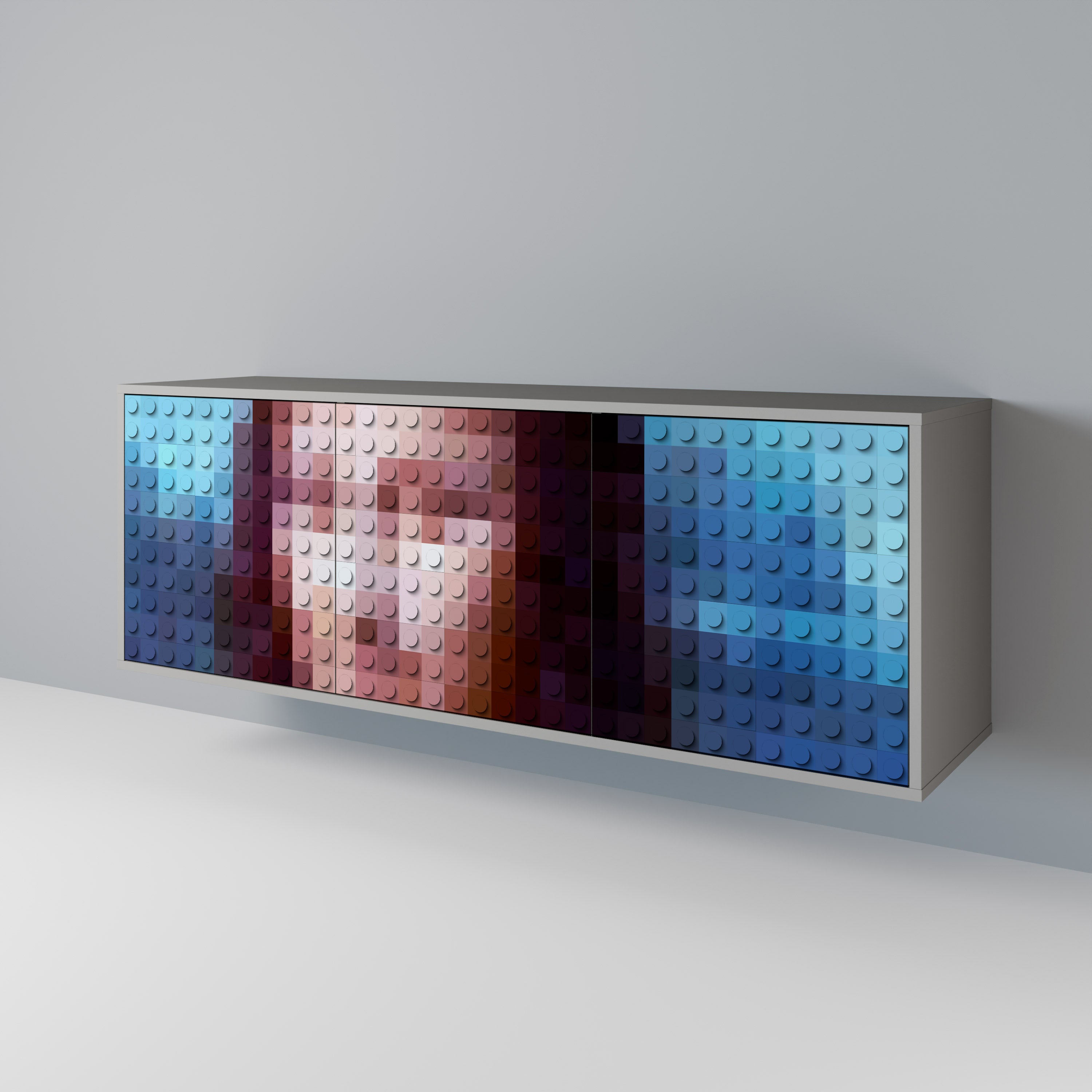 CONSTRUCTIVE ART Aparador de 3 Puertas