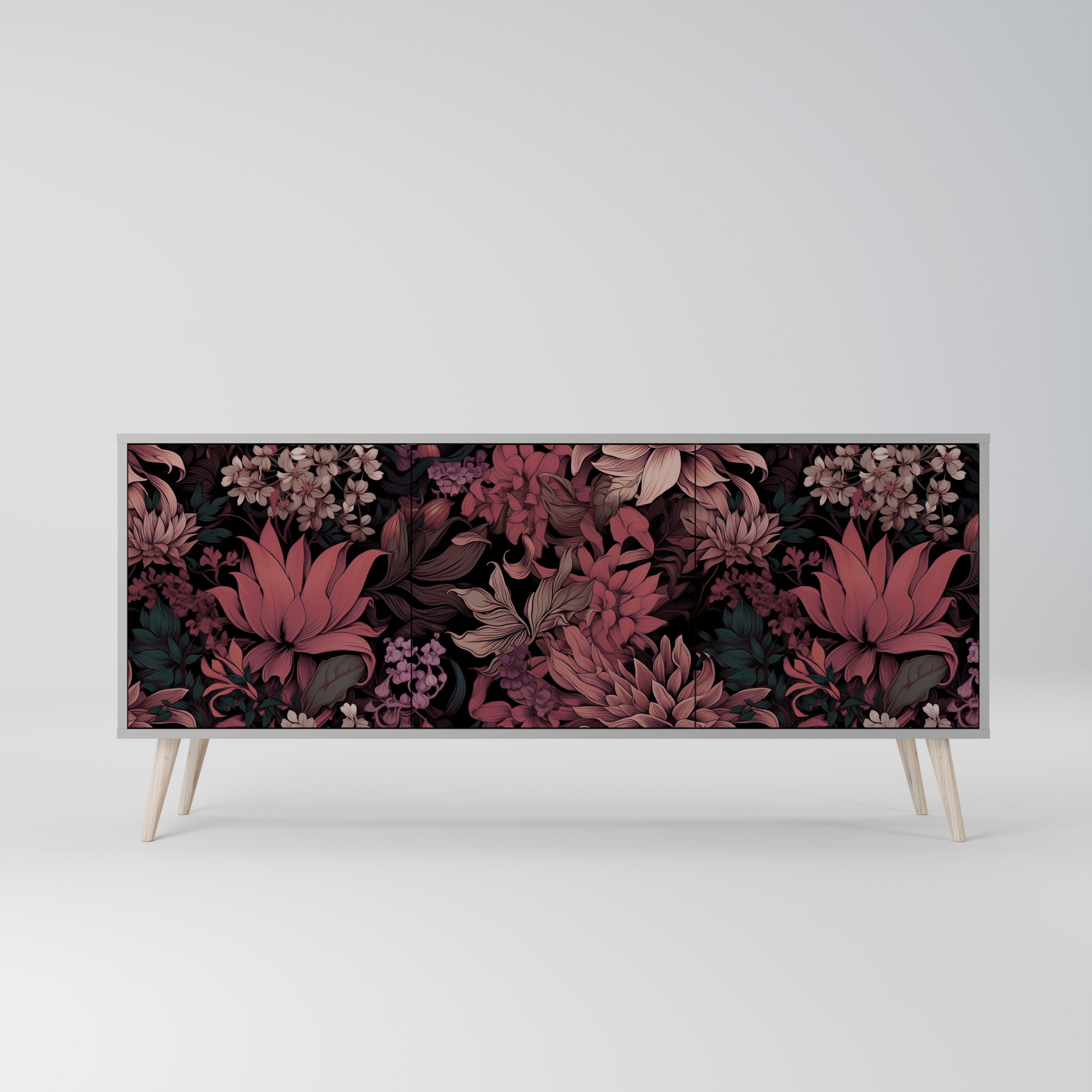 FLORAL WHISPER 3-türiges Sideboard