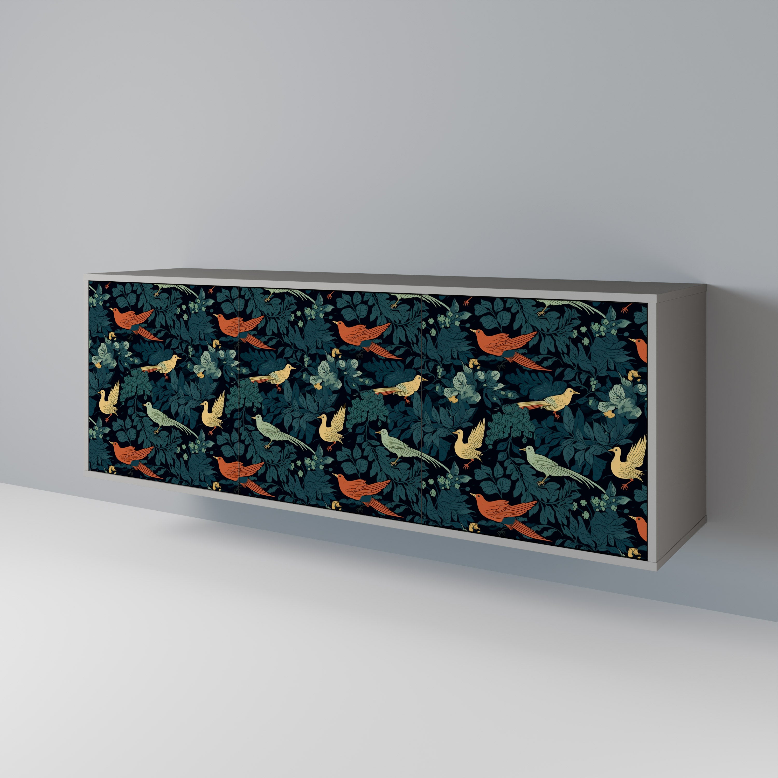 FOWL ORNAMENT Aparador de 3 Puertas