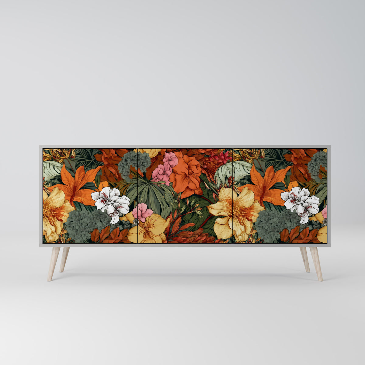 RADIANT FLORA 3-Door Sideboard