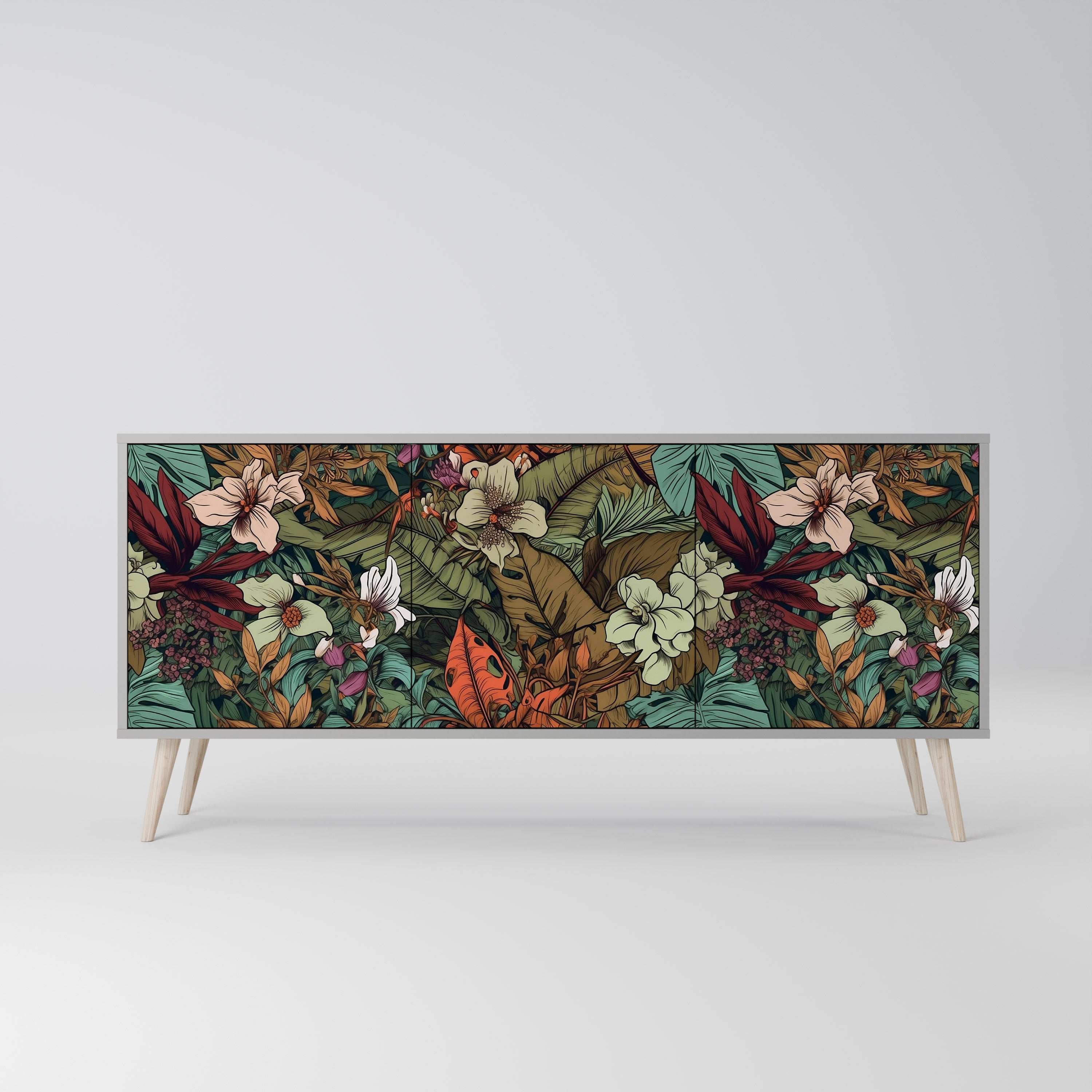 BOTANICAL EMERGENCE 3-Door Sideboard