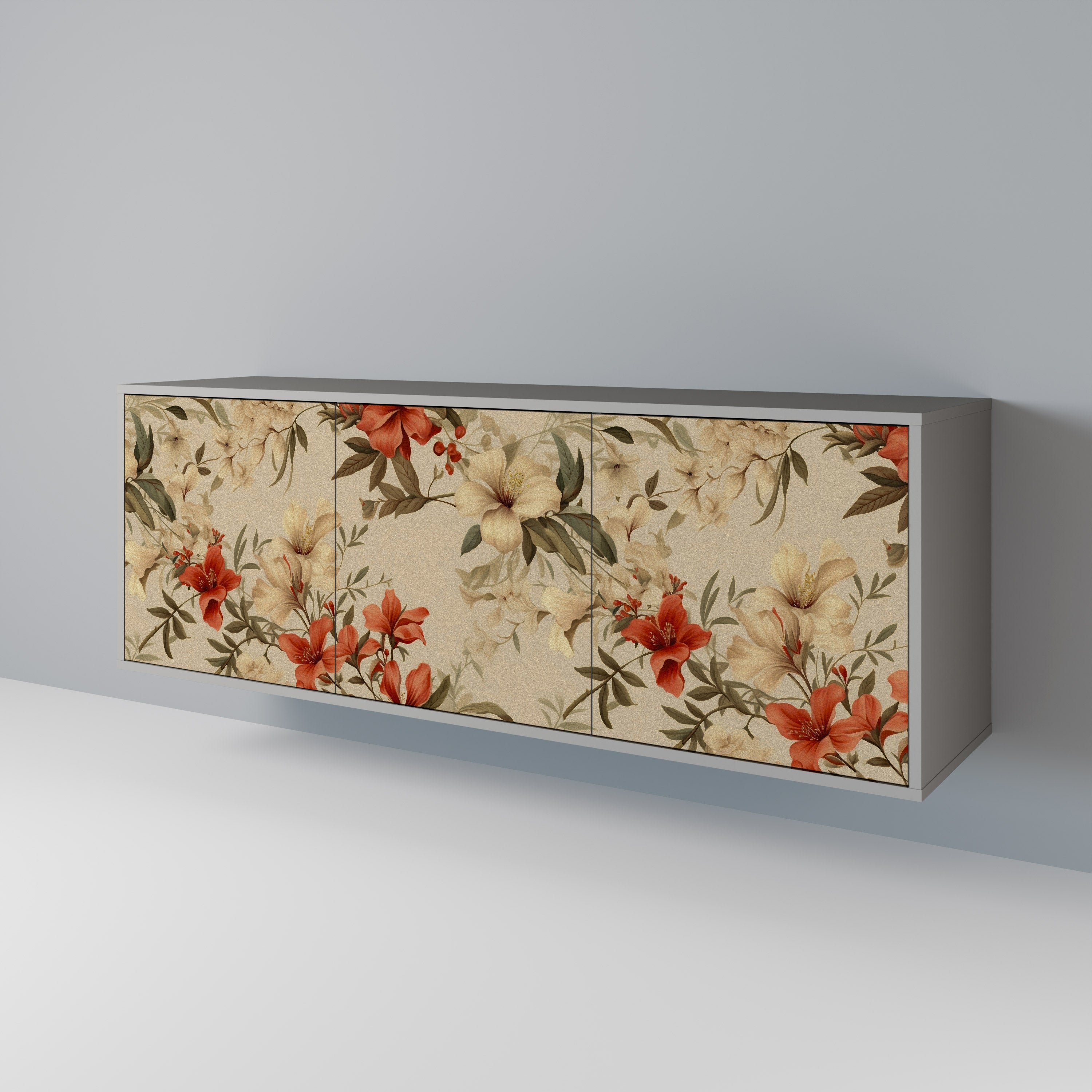 BLOOMING HARMONY Aparador de 3 Puertas