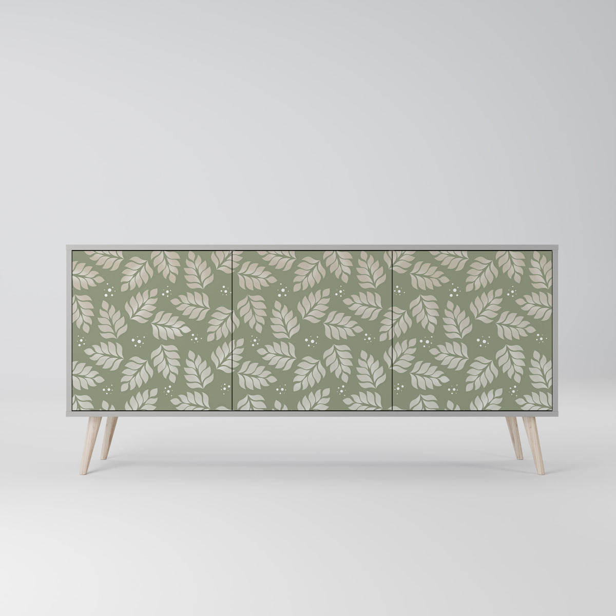 LEAVES ON GREEN 3-türiges Sideboard