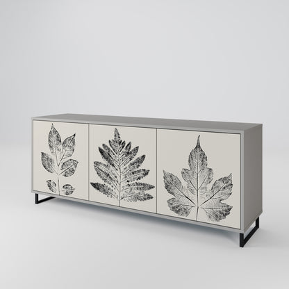 LEAFY STAMPS Třídveřová komoda
