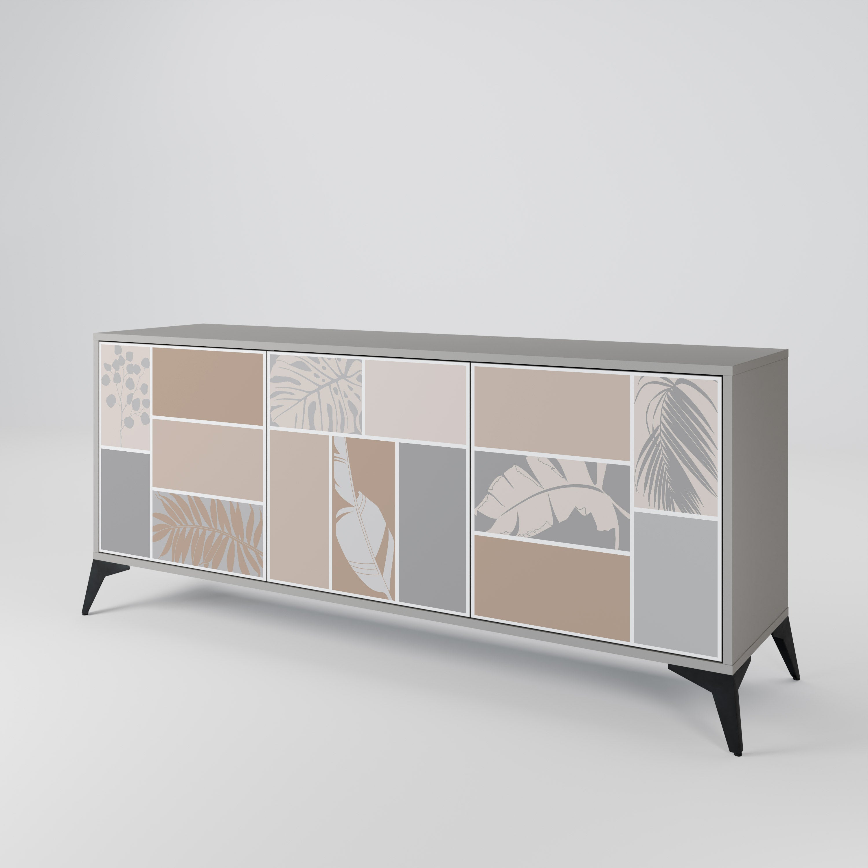 TROPICAL SHAPES 3-Door Sideboard
