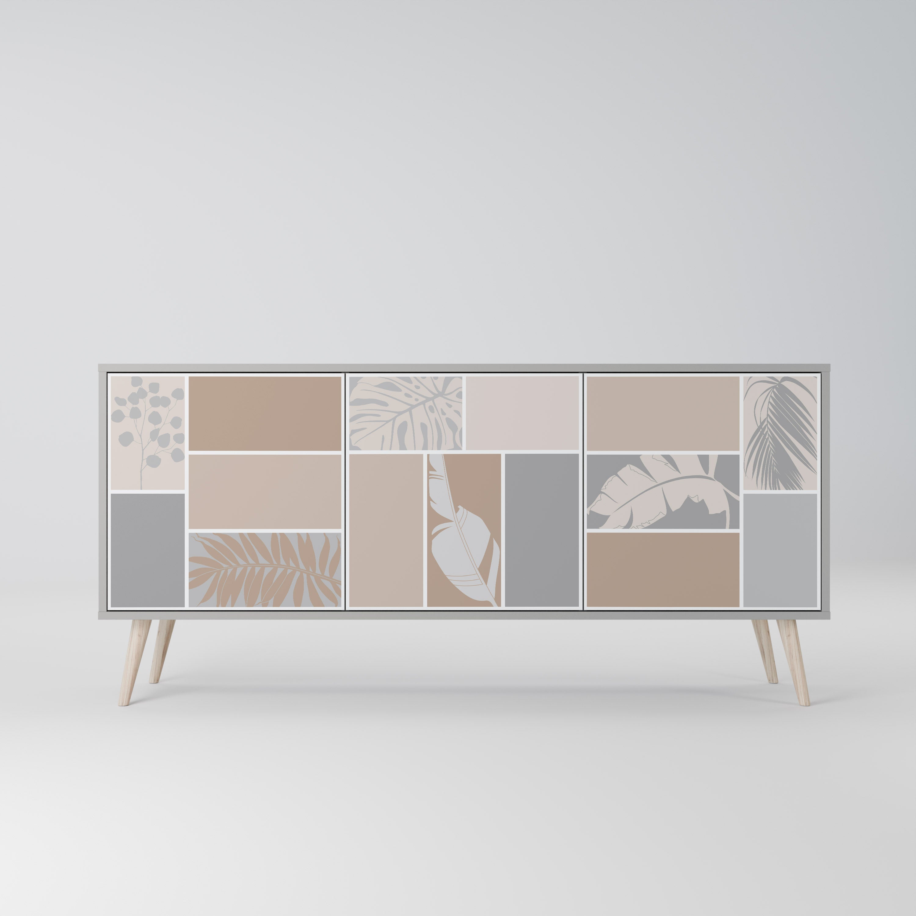 TROPICAL SHAPES 3-türiges Sideboard
