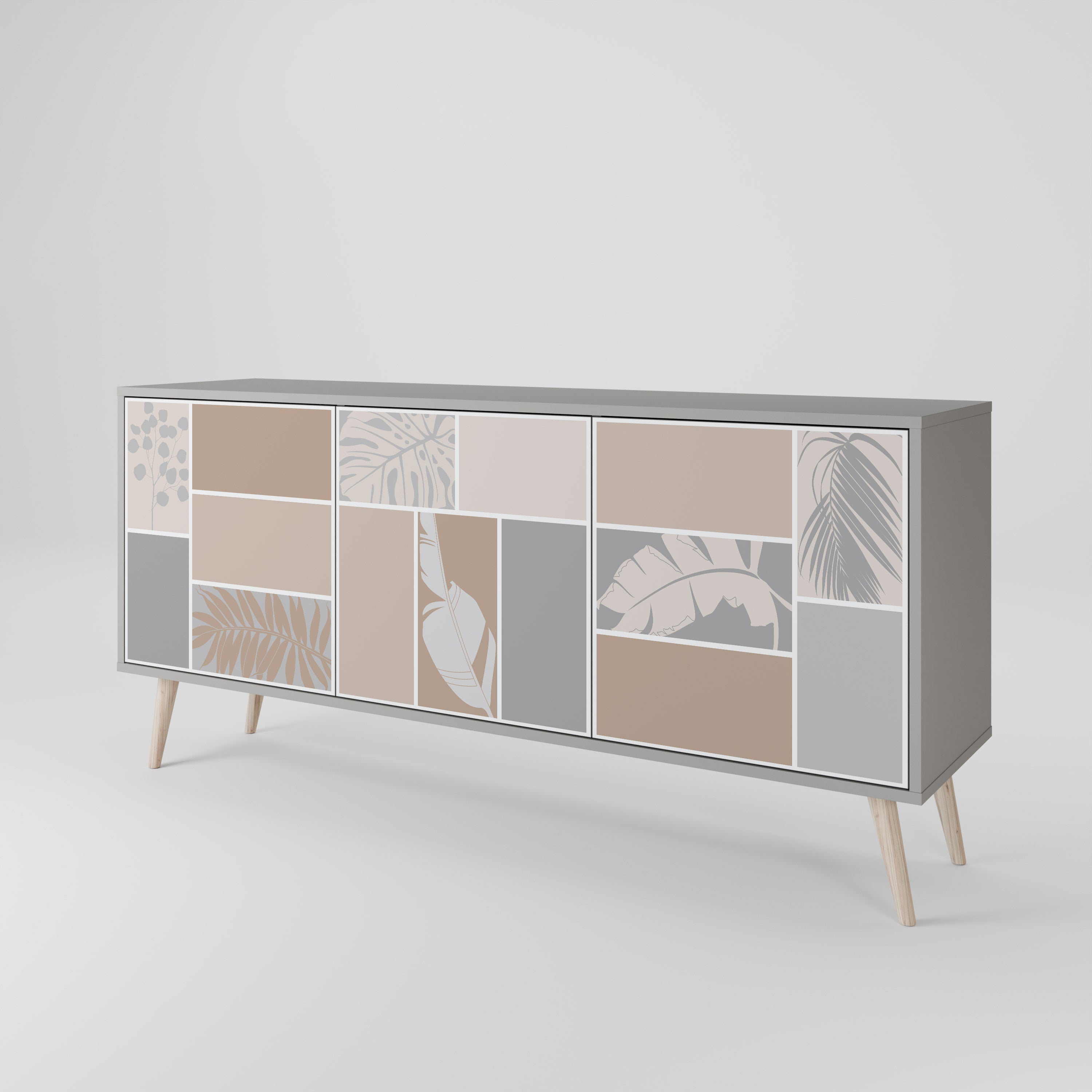 TROPICAL SHAPES 3-Door Sideboard
