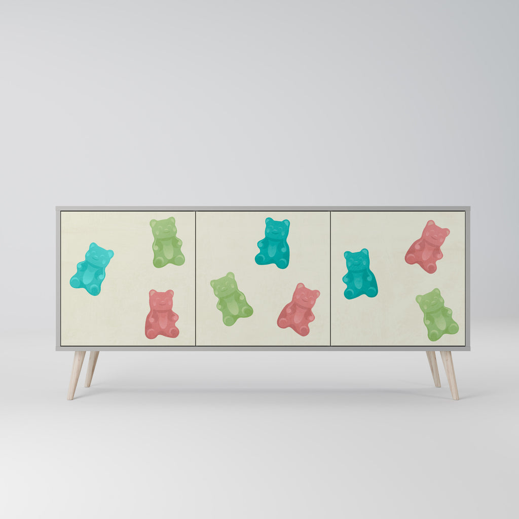 GUMMY BEARS Aparador de 3 Portas
