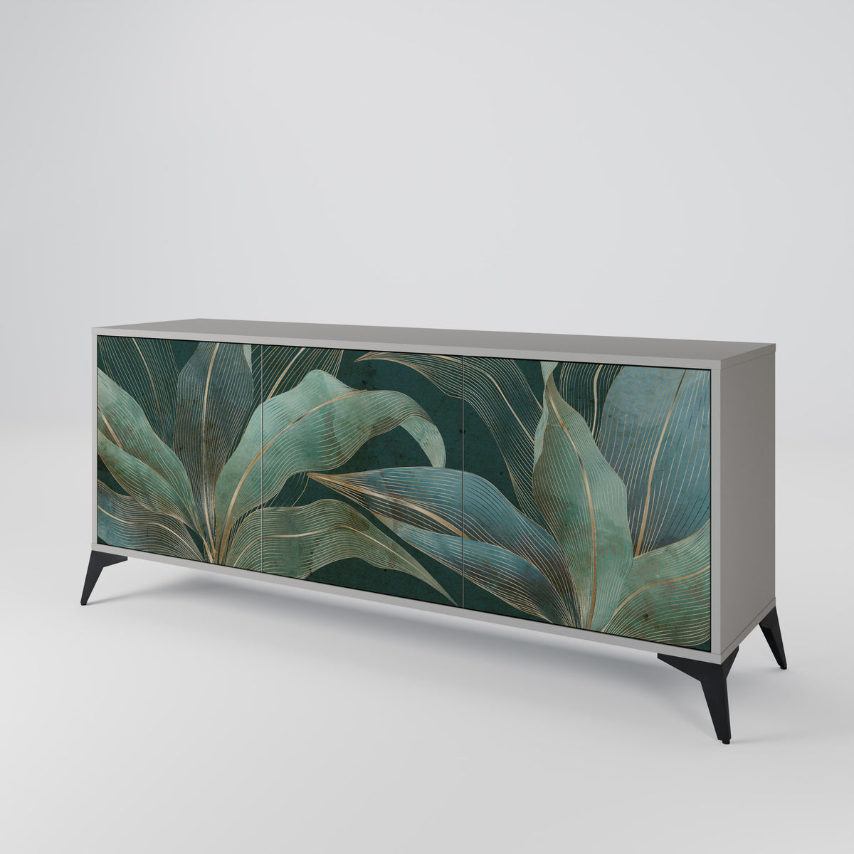 ROYAL GREEN Aparador de 3 Portas