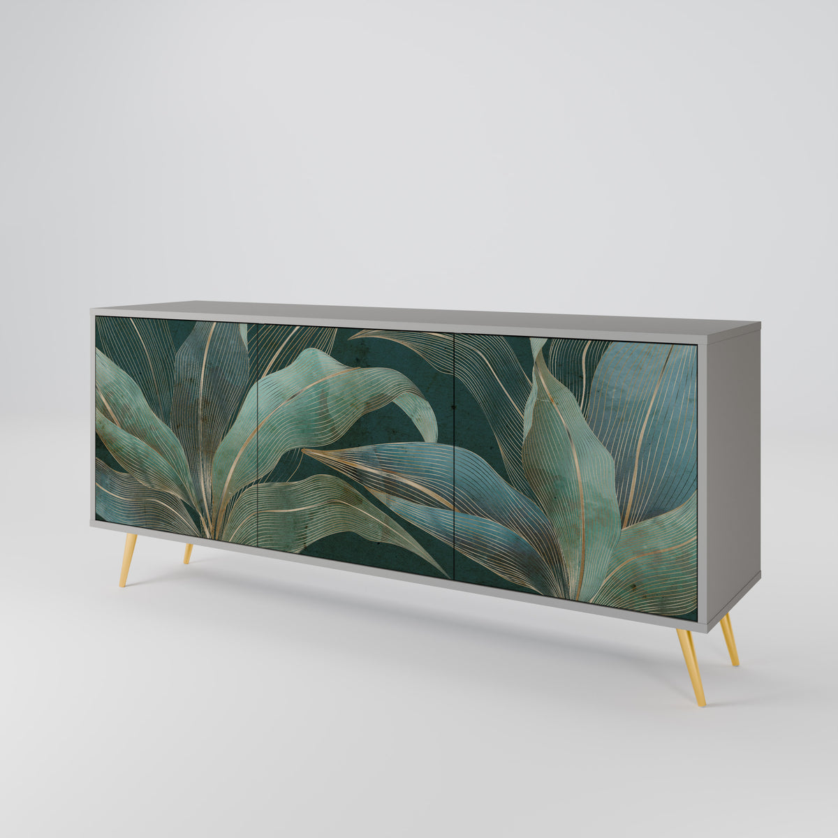 ROYAL GREEN Aparador de 3 Portas