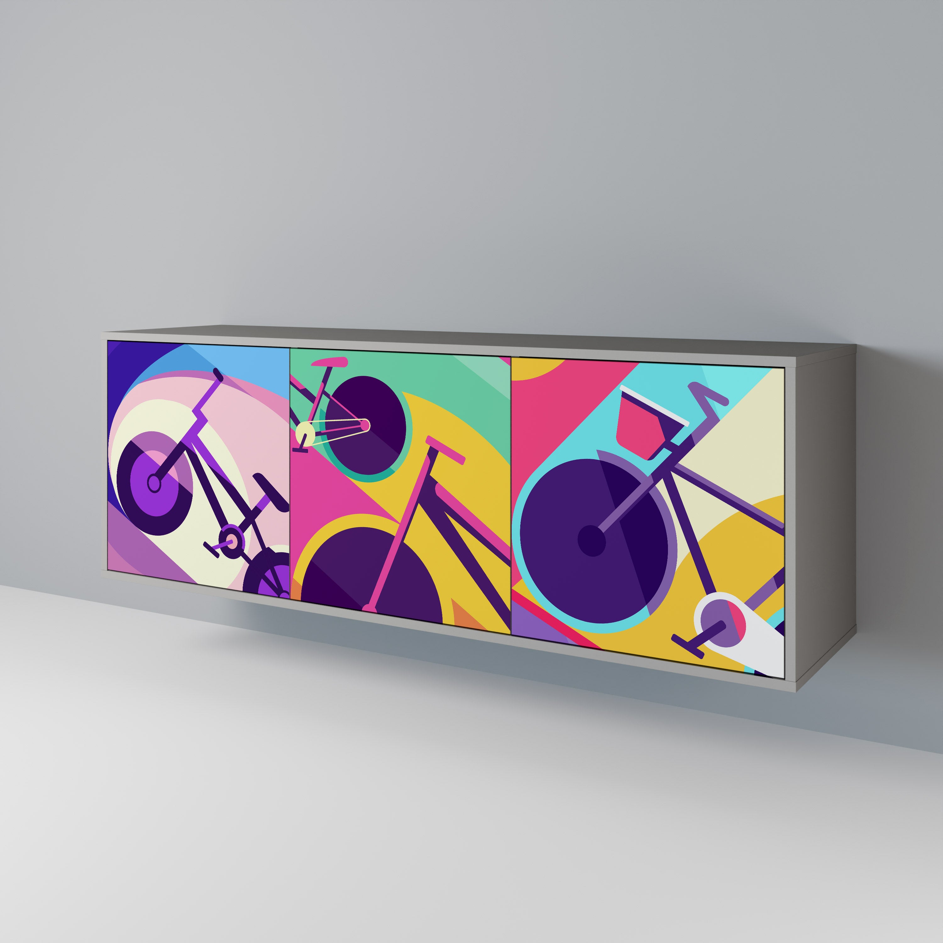 BIKE DREAMS Μπουφές 3-θυρών