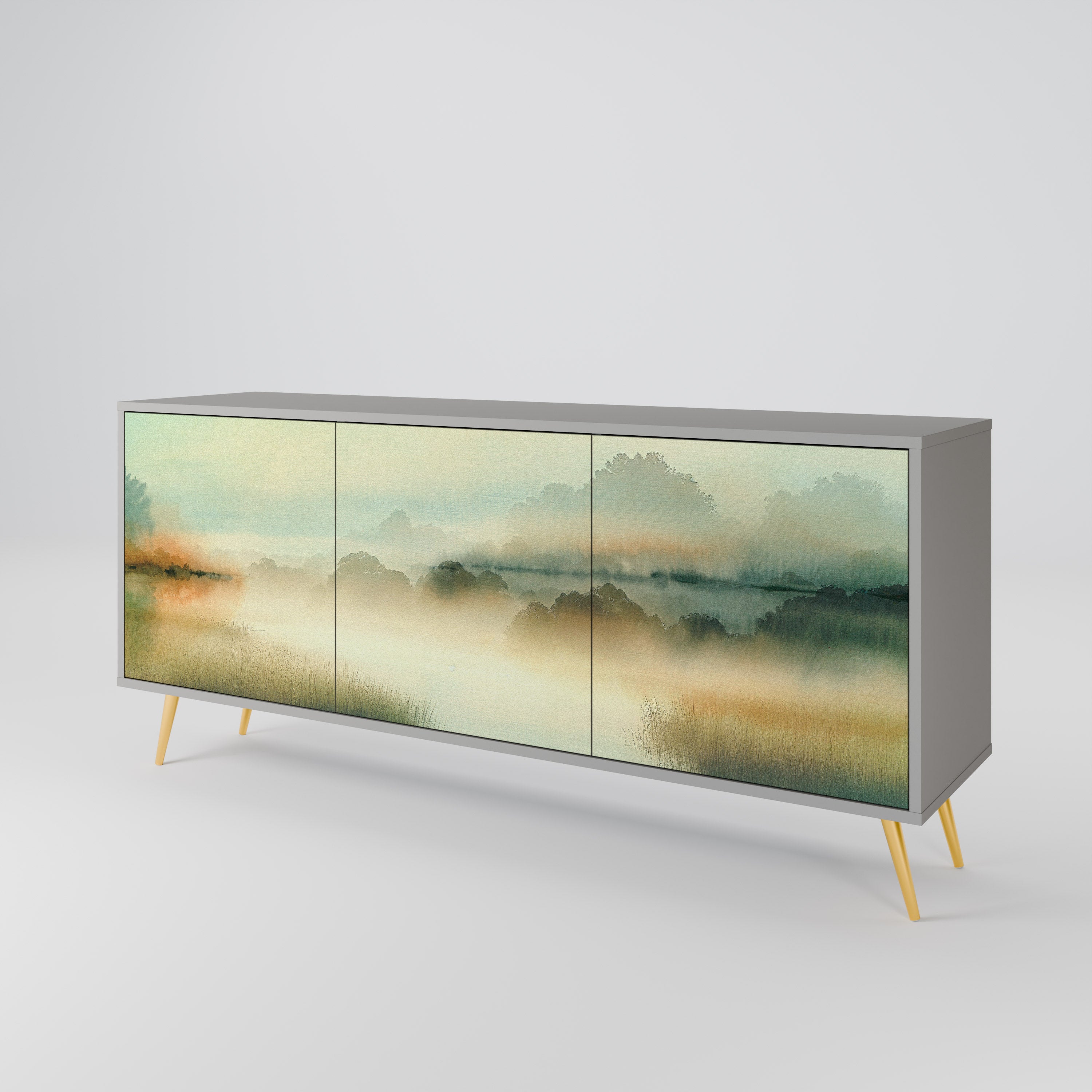 MORNING BY THE LAKE Μπουφές 3-θυρών