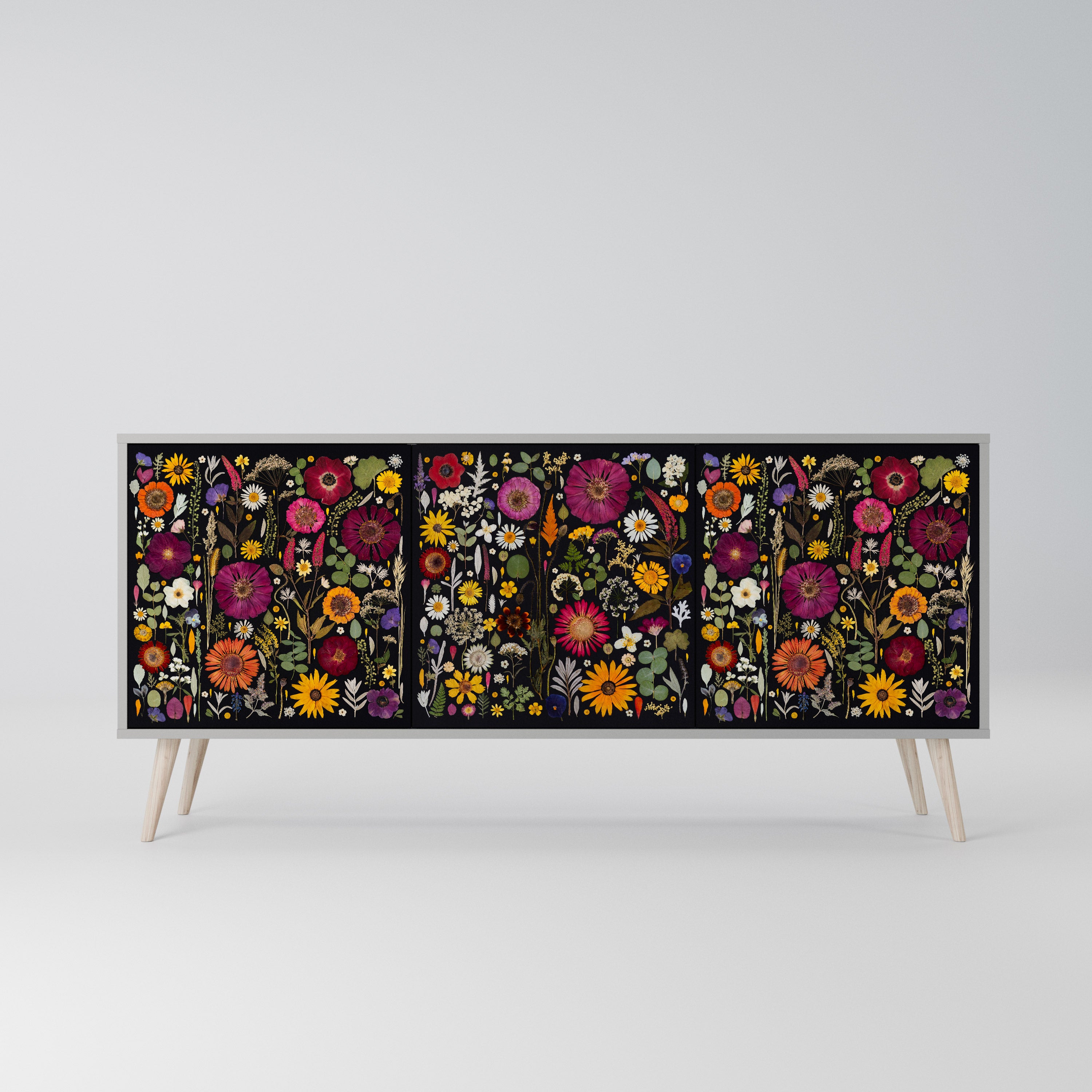 MIDNIGHT GARDEN 3-Door Sideboard