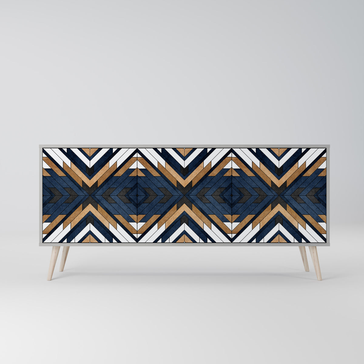 ARTFUL GEOMETRY 3-türiges Sideboard