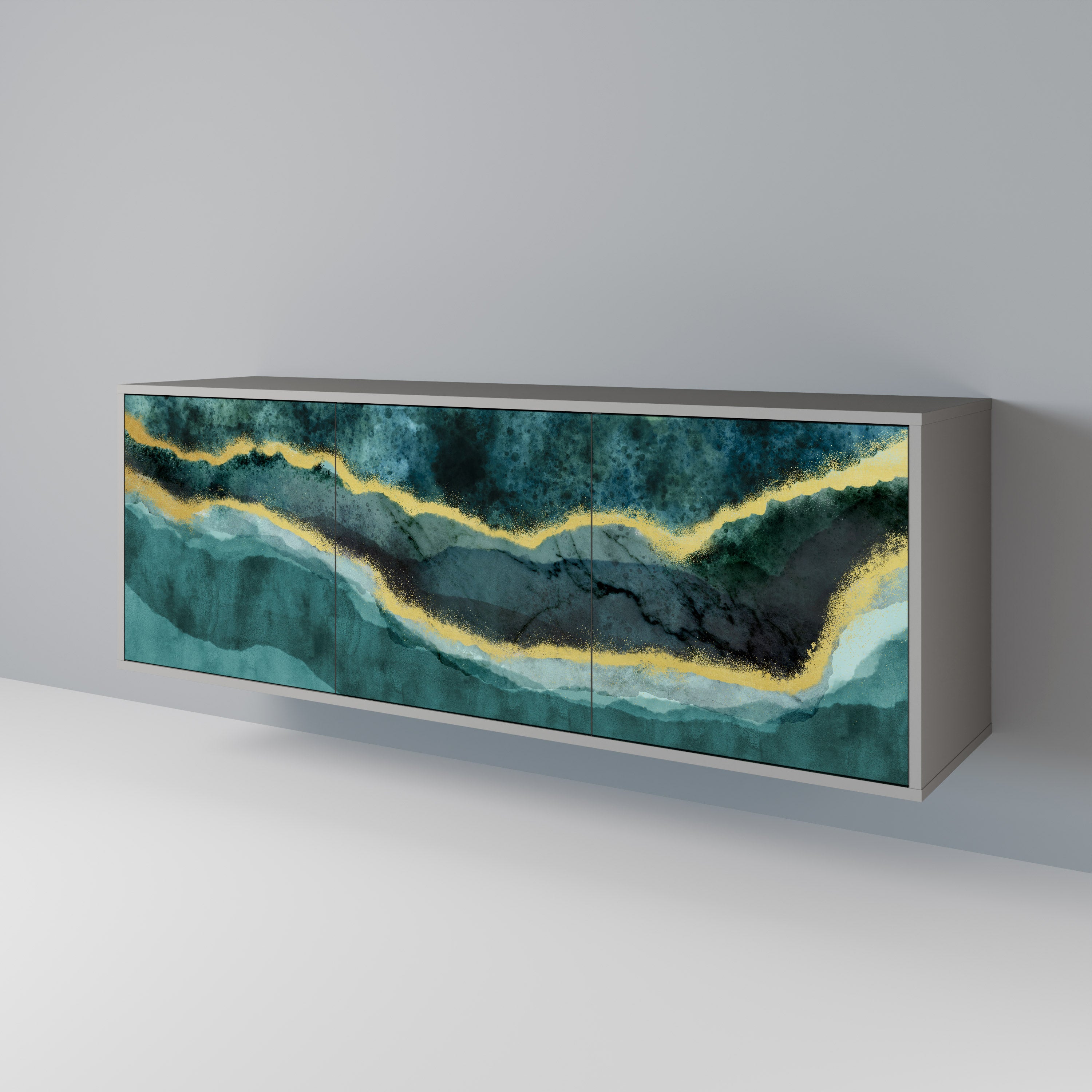 GOLDRUSH ODYSSEY Μπουφές 3-θυρών