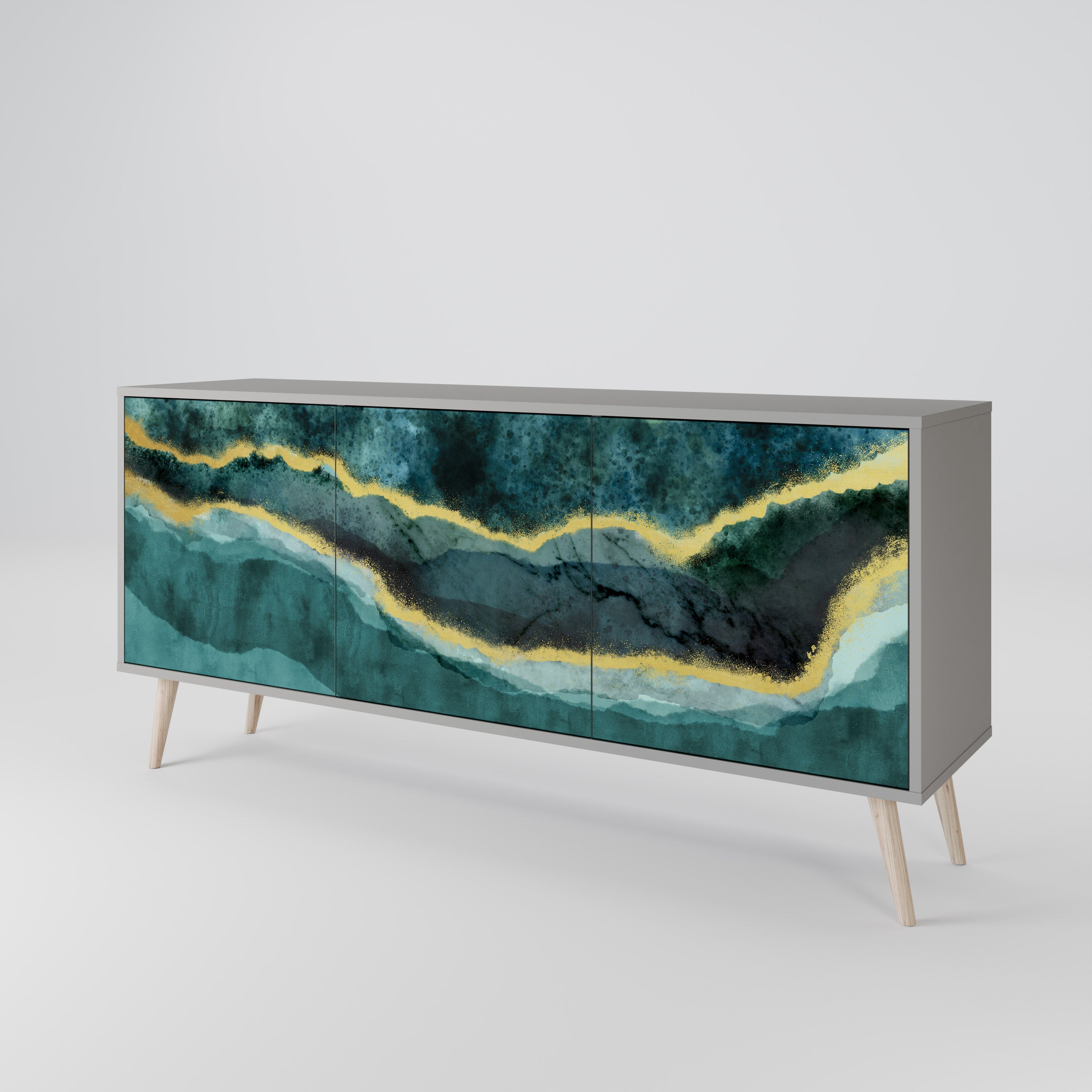 GOLDRUSH ODYSSEY Μπουφές 3-θυρών