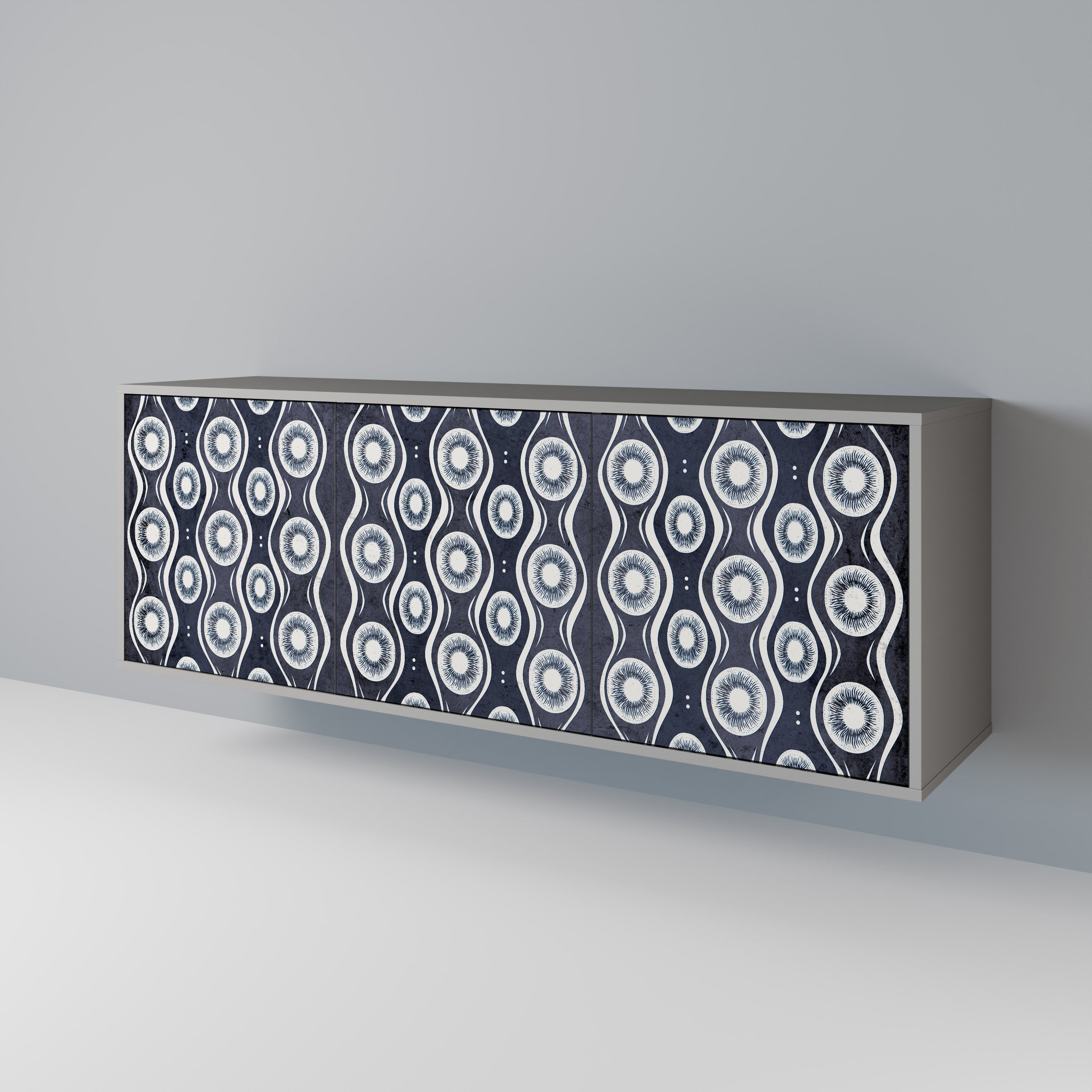 GRAPHITE EYES 3-Door Sideboard