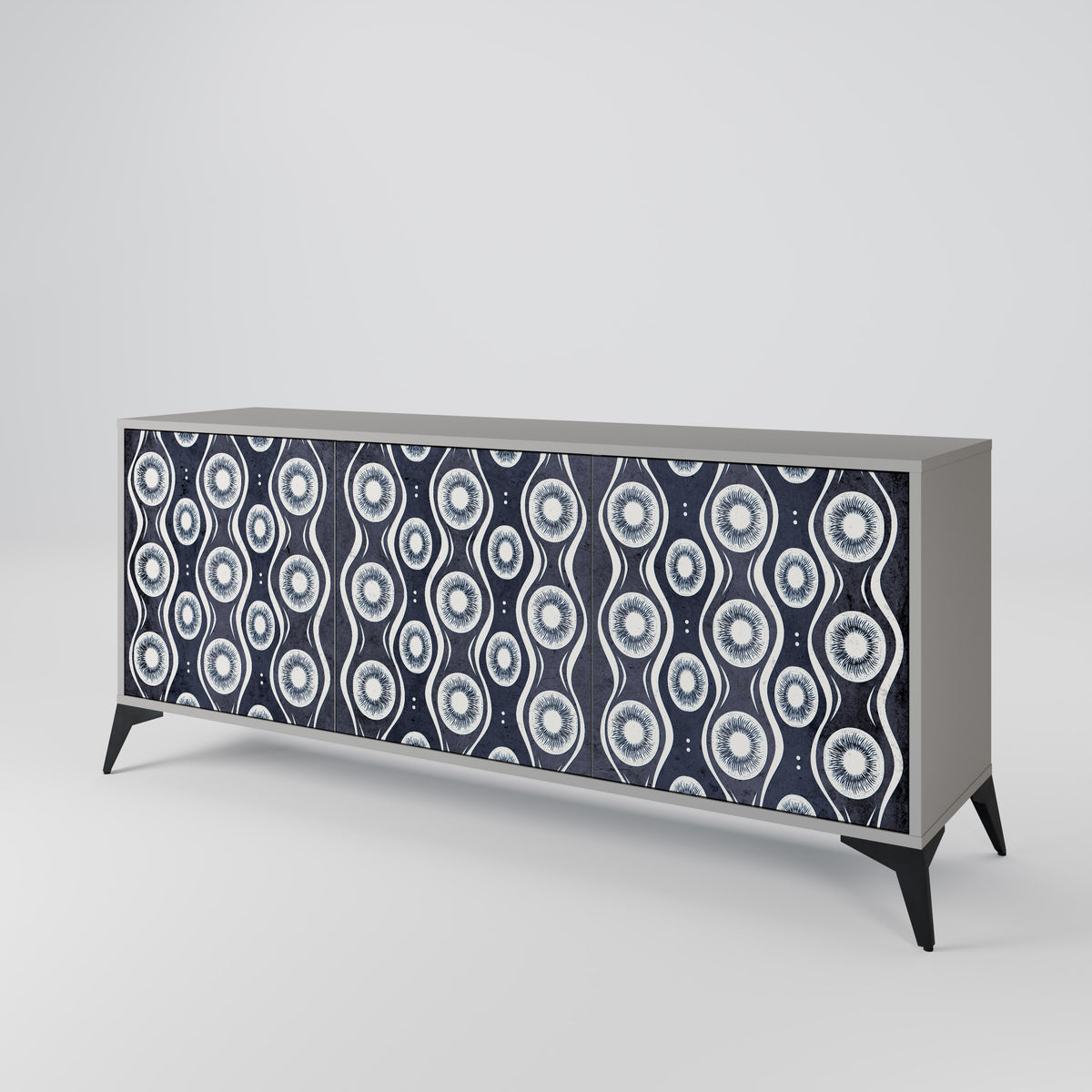 GRAPHITE EYES 3-Door Sideboard