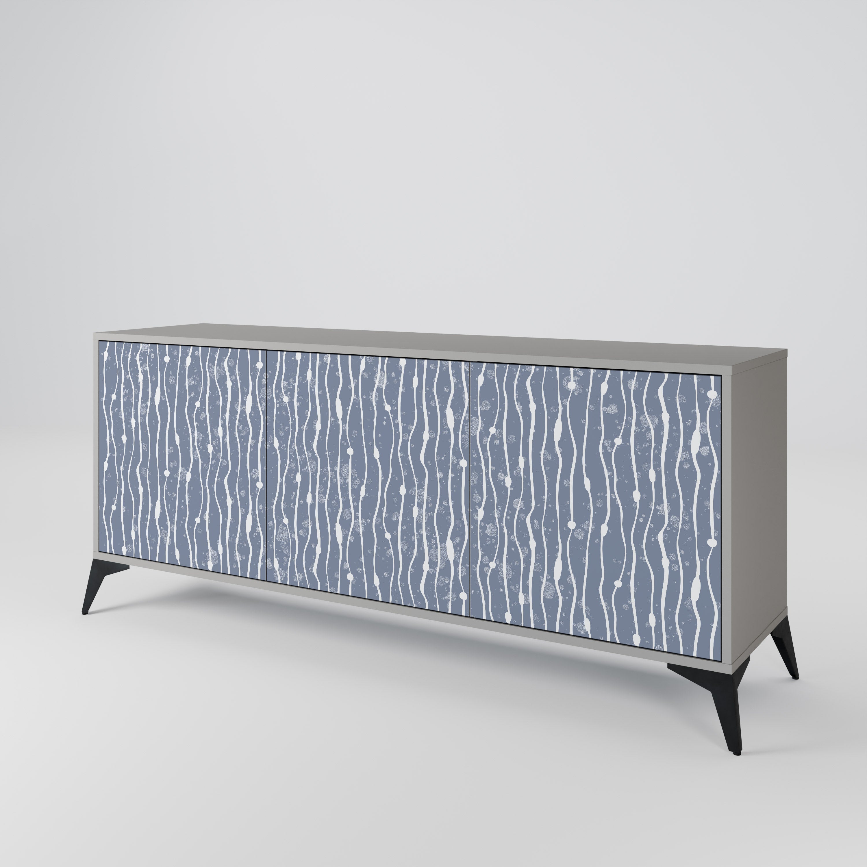 GRAPHITE RAIN 3-Door Sideboard