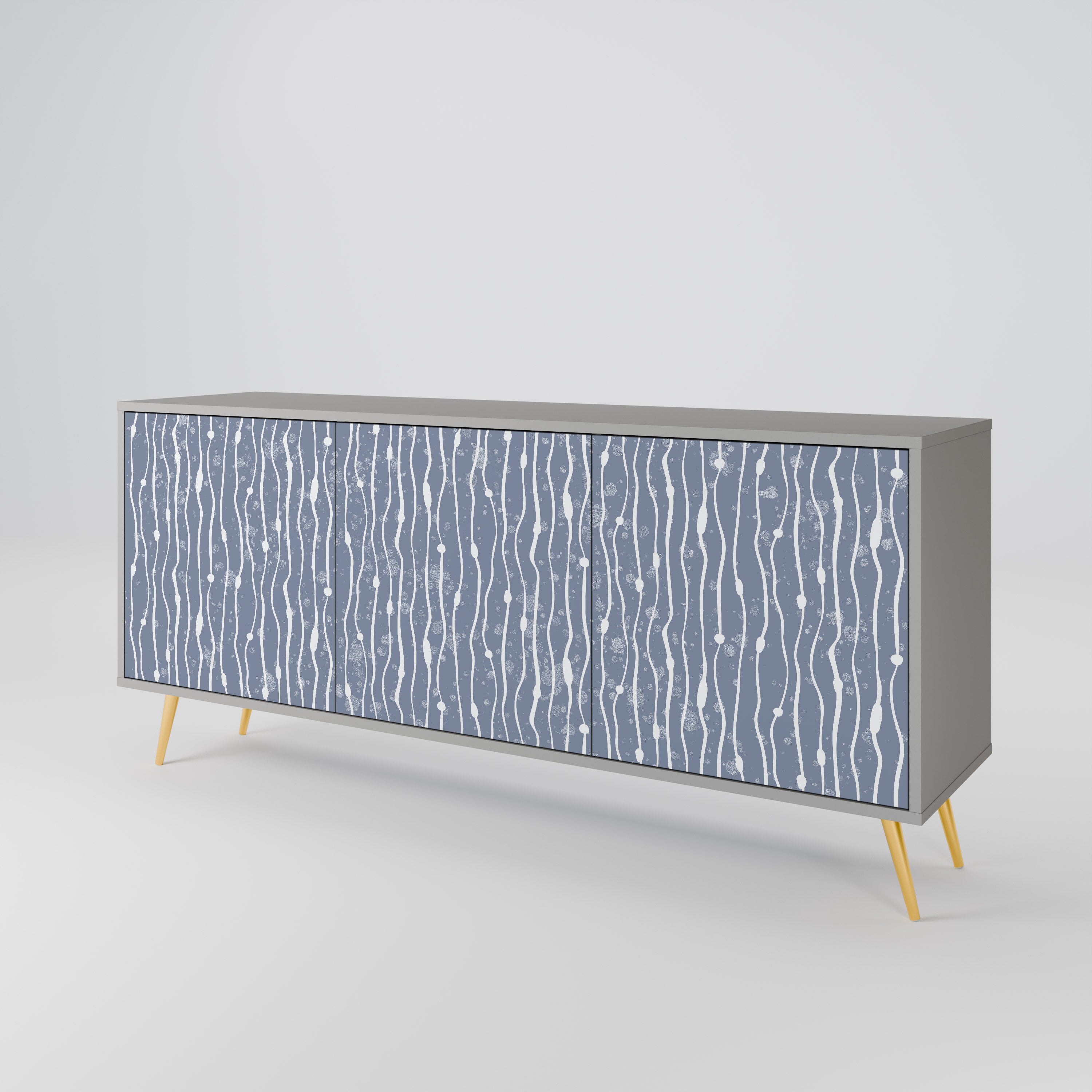 GRAPHITE RAIN 3-Door Sideboard