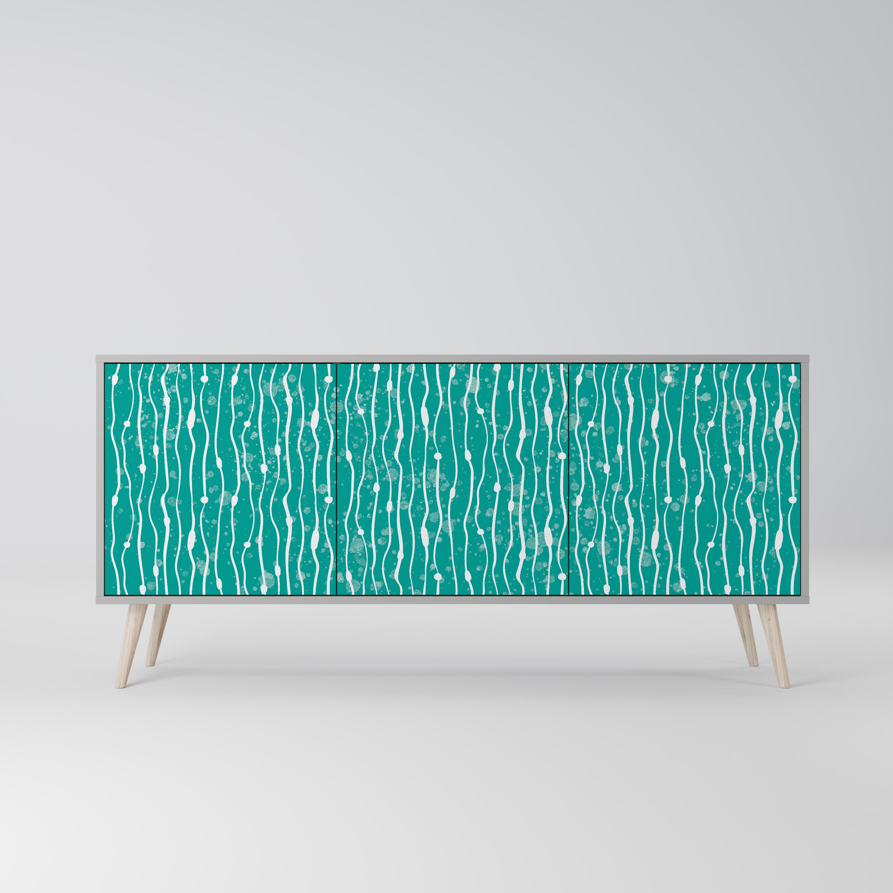 TURQUOISE RAIN 3-Door Sideboard