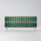 POLYGONS 3-türiges Sideboard