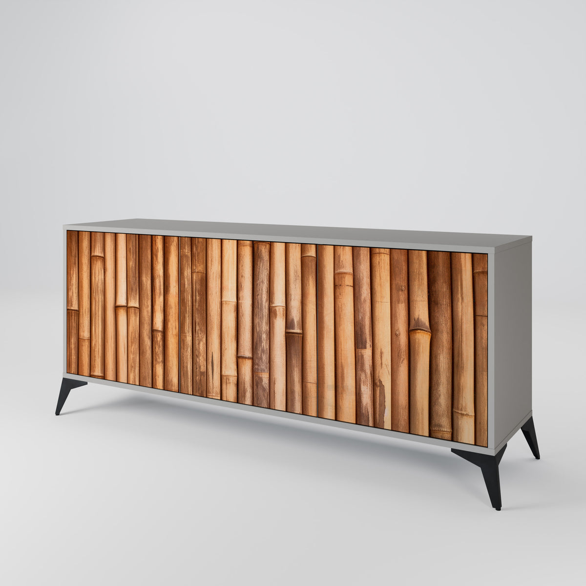 NATURAL WOOD Skänk med tre dörrar