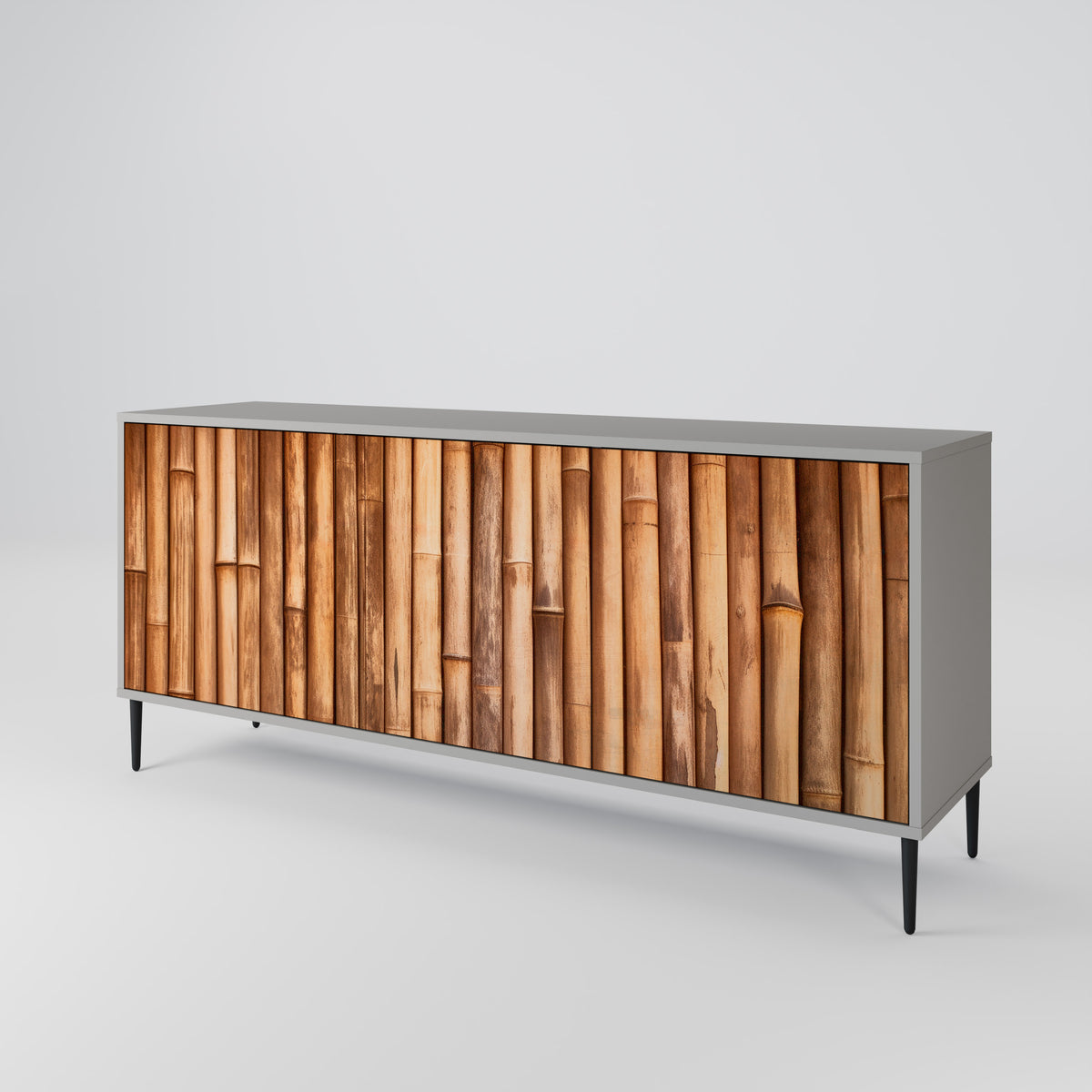 NATURAL WOOD Skänk med tre dörrar