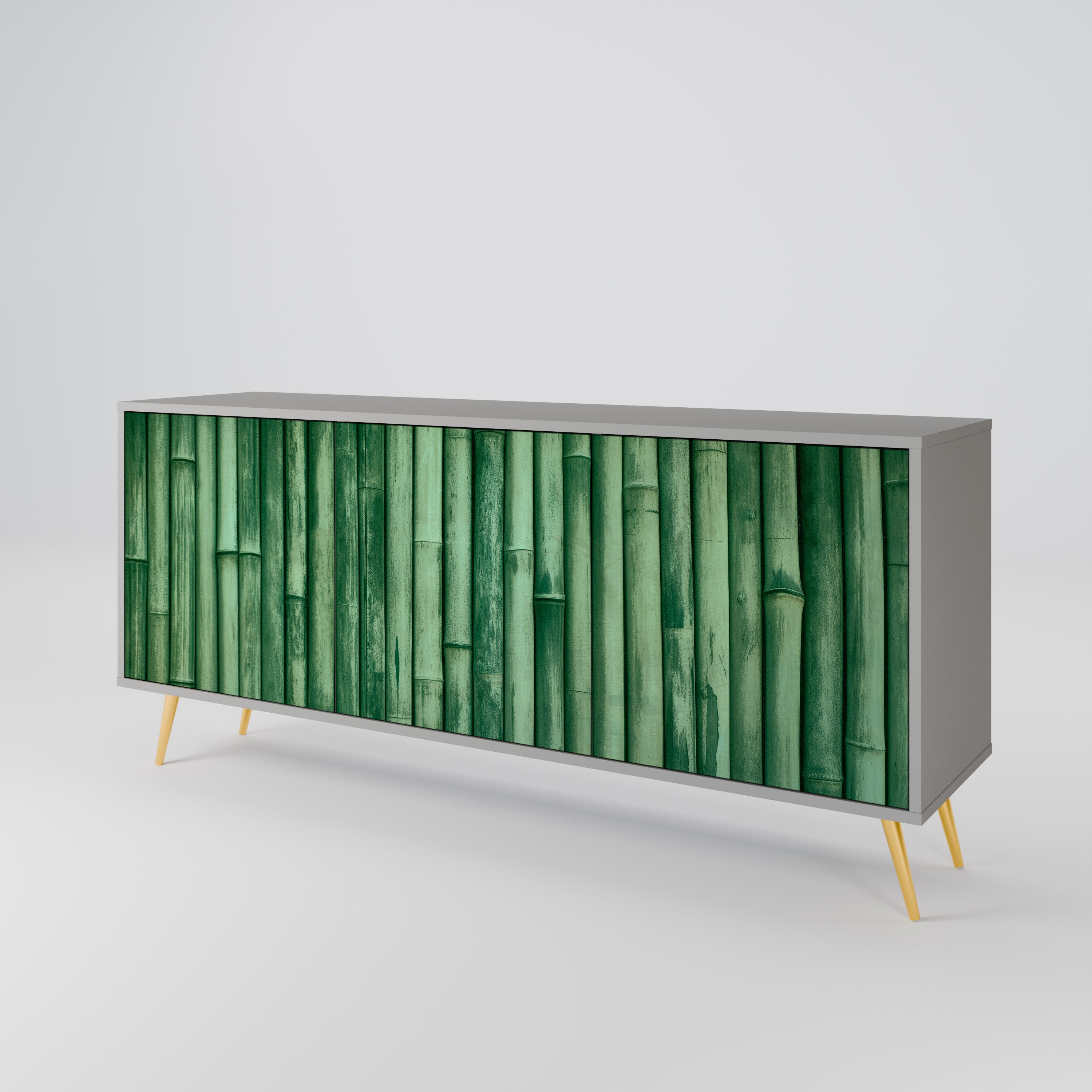 NATURAL GREEN 3-Door Sideboard