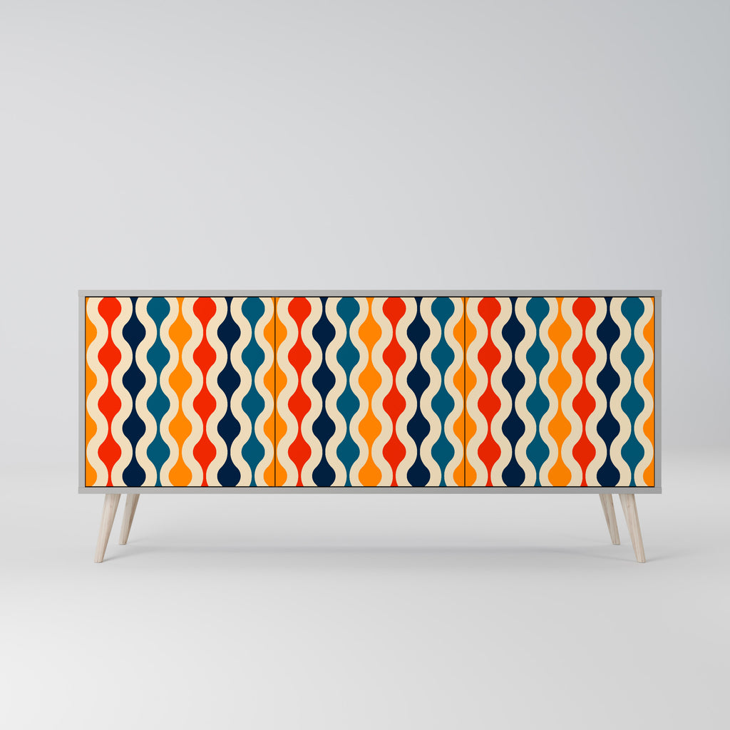 COLORFUL NOSTALGIA 3-Door Sideboard
