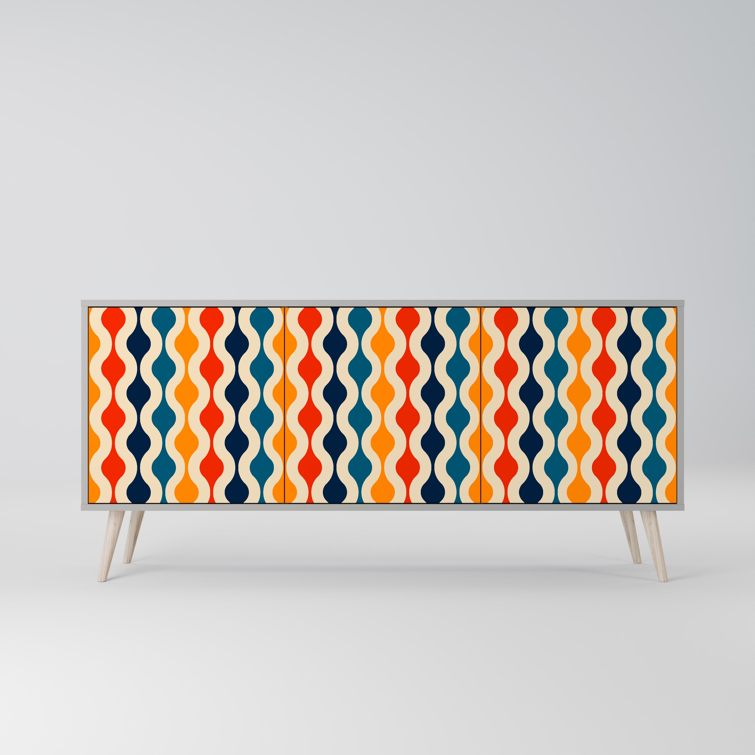 COLORFUL NOSTALGIA 3-Door Sideboard