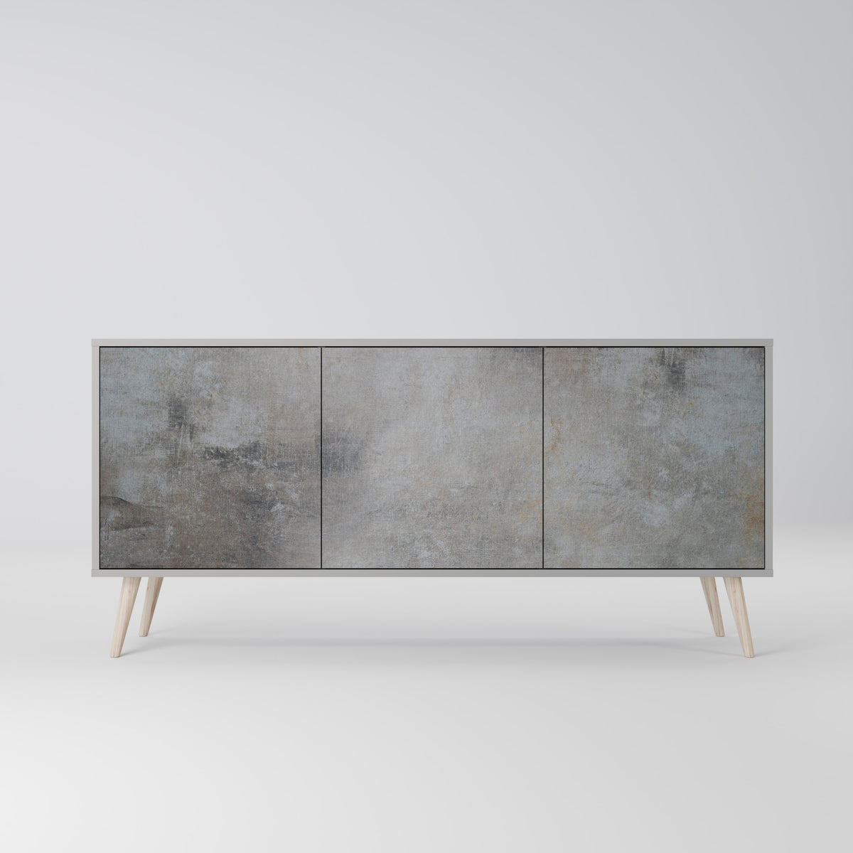 CONCRETE WALL Aparador de 3 Puertas