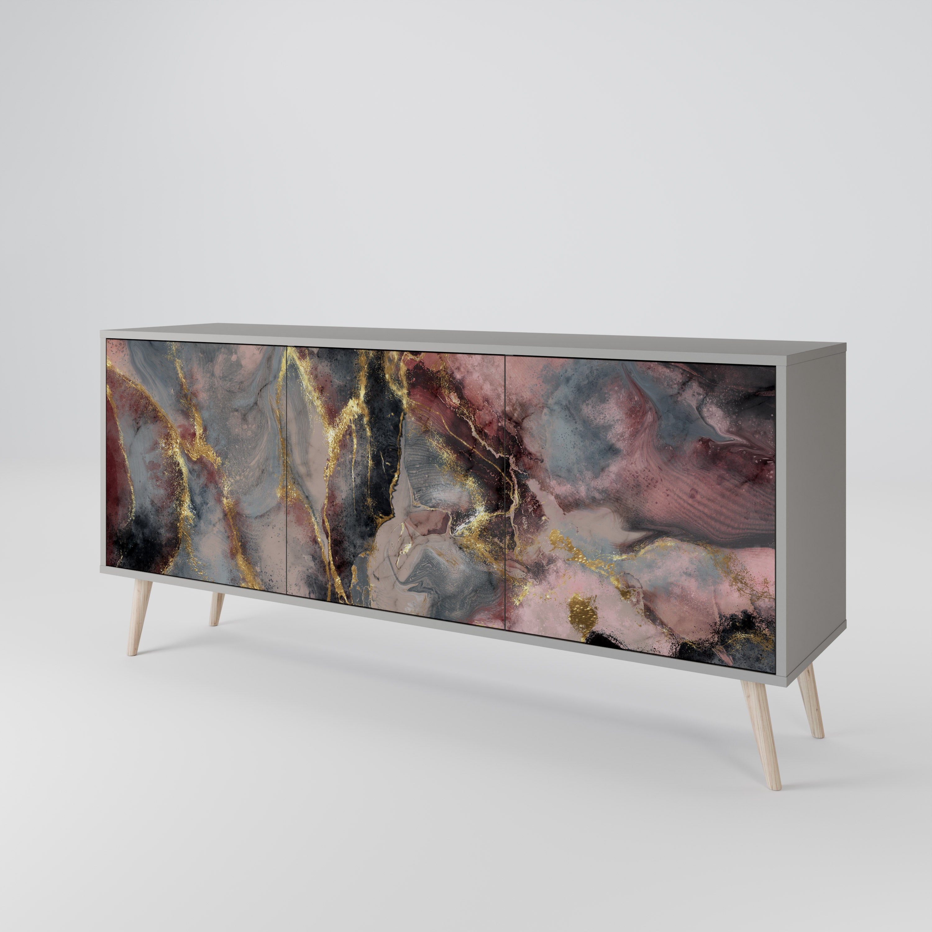 GOLDEN TIDES 3-Door Sideboard