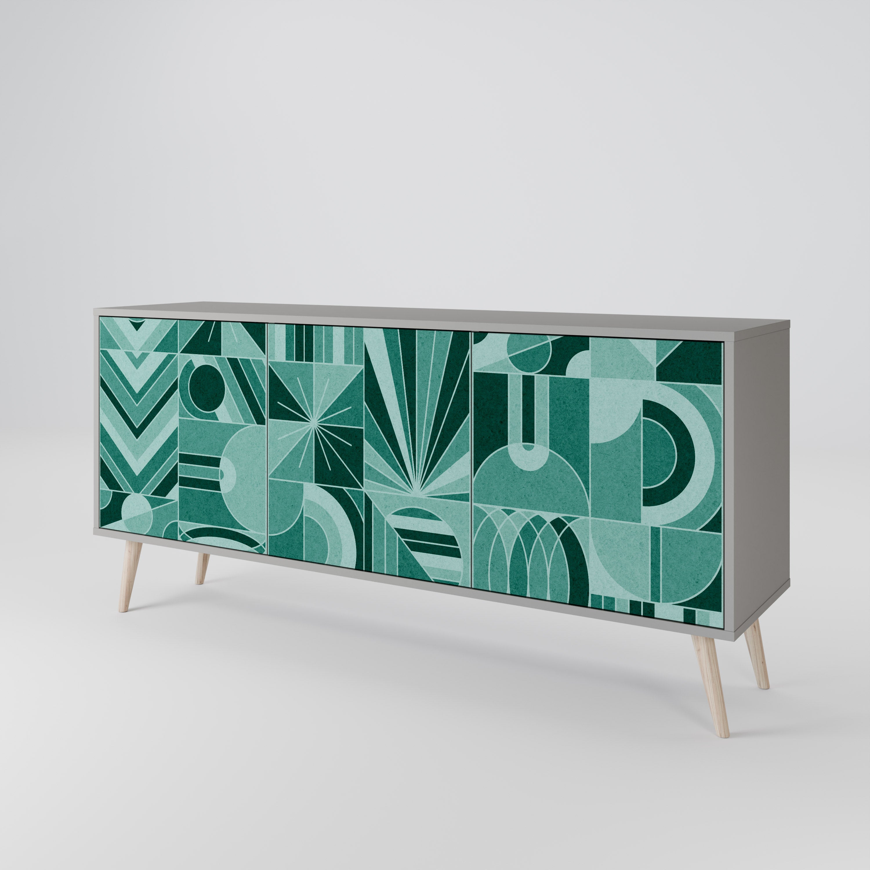 HARMONIC GRID 3-Door Sideboard