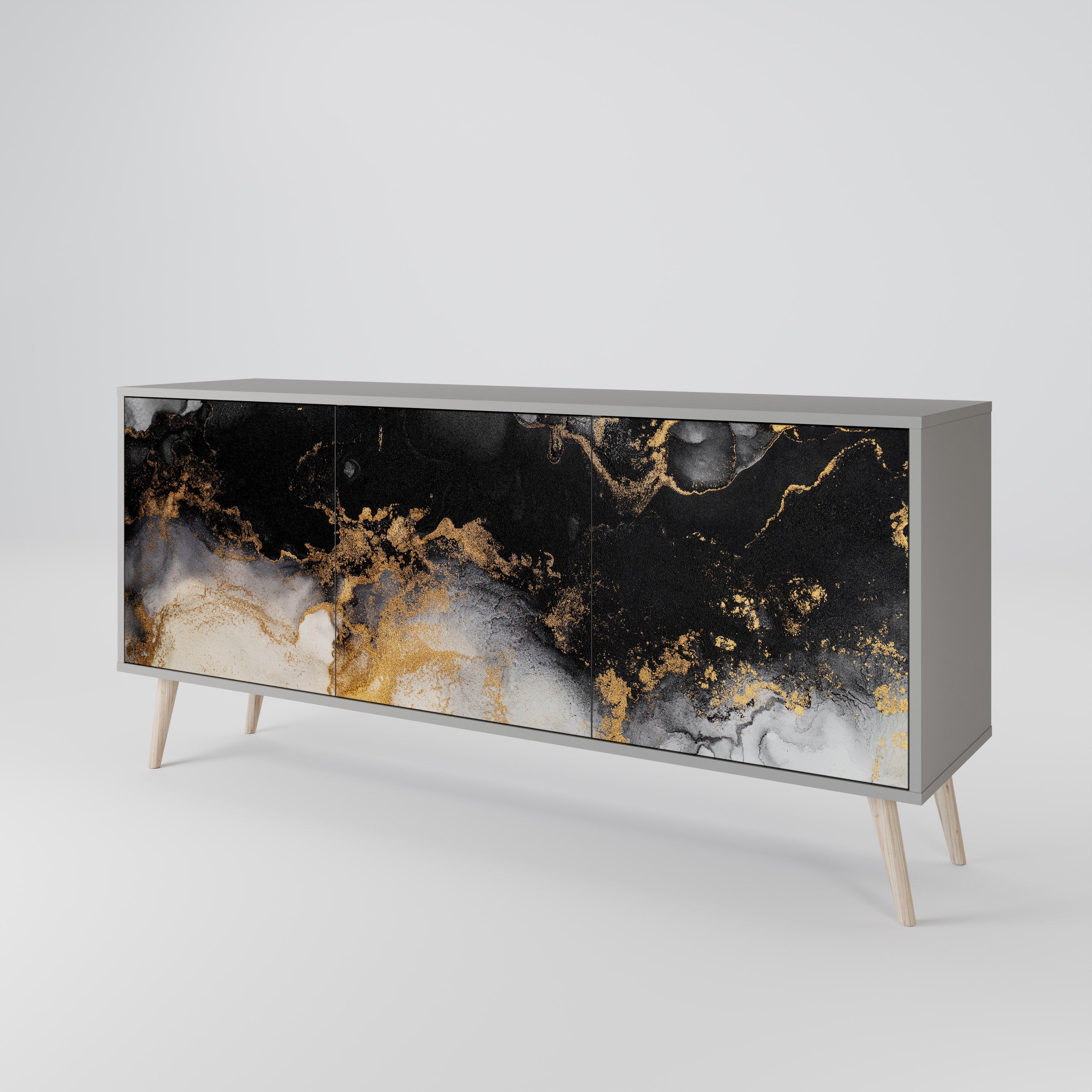 MARBLE OF TOMMORROW 3-Door Sideboard