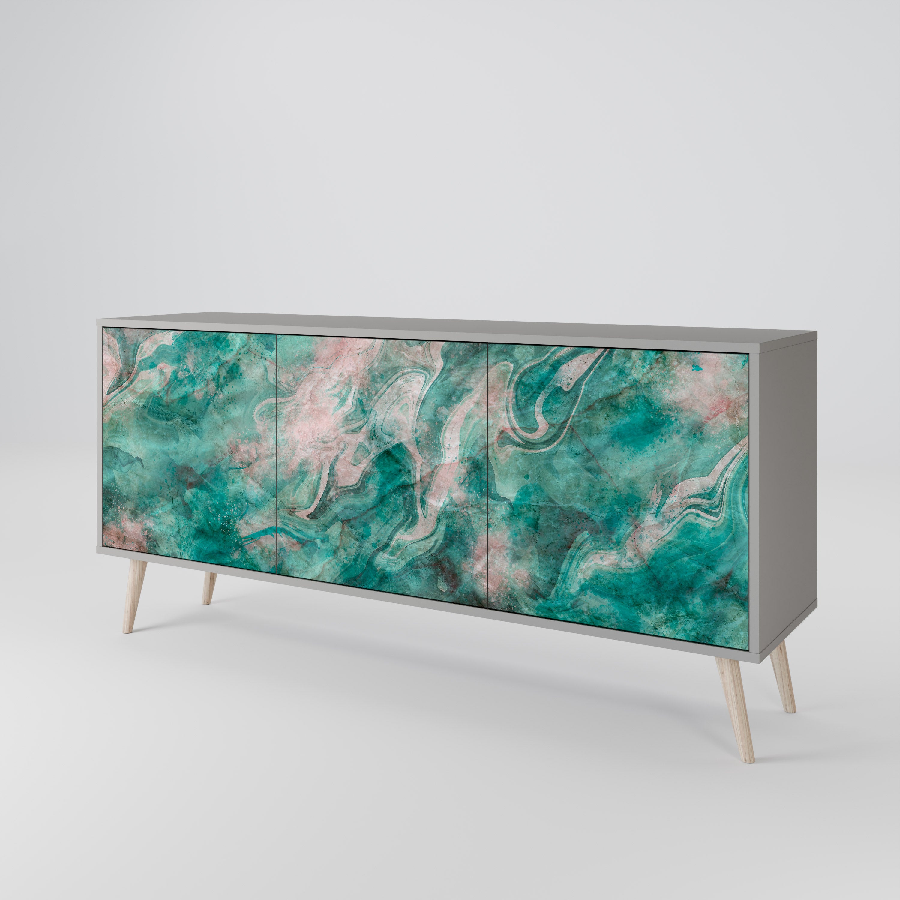 ABSTRACT ALCHEMY 3-Door Sideboard