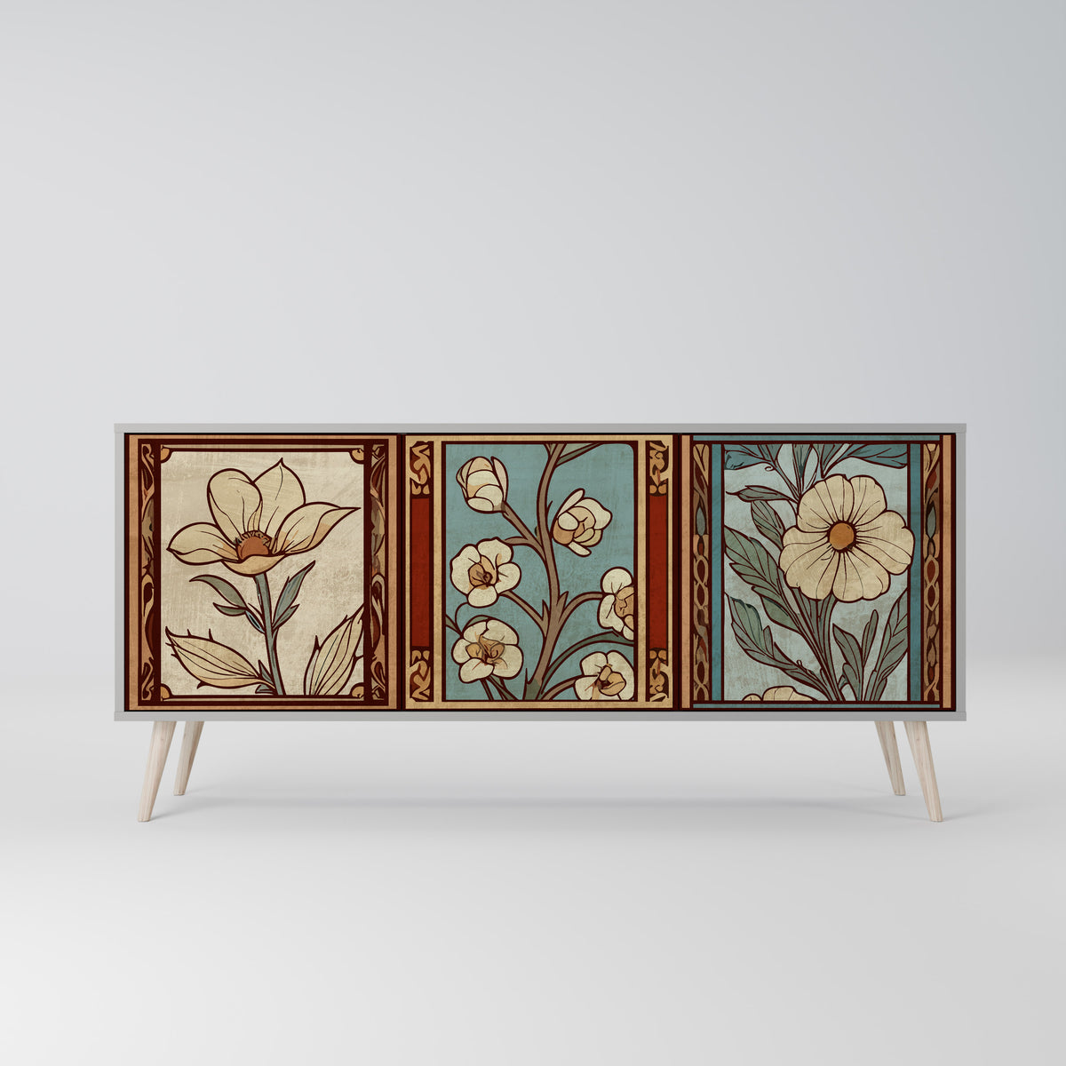 TIMELESS FLORA 3-türiges Sideboard