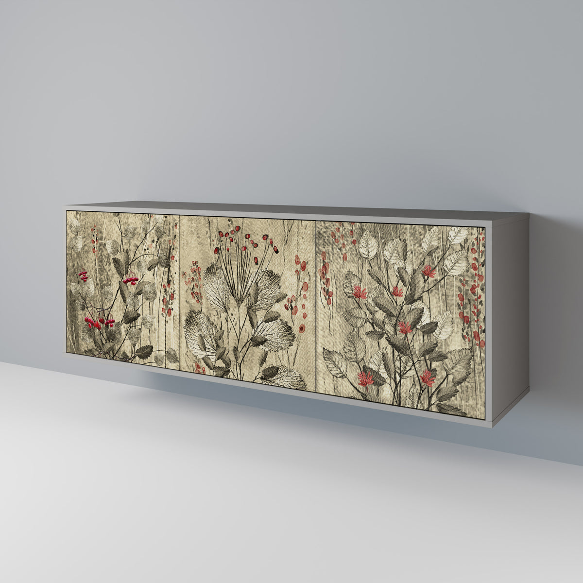 HERBAL GRACE Aparador de 3 Puertas