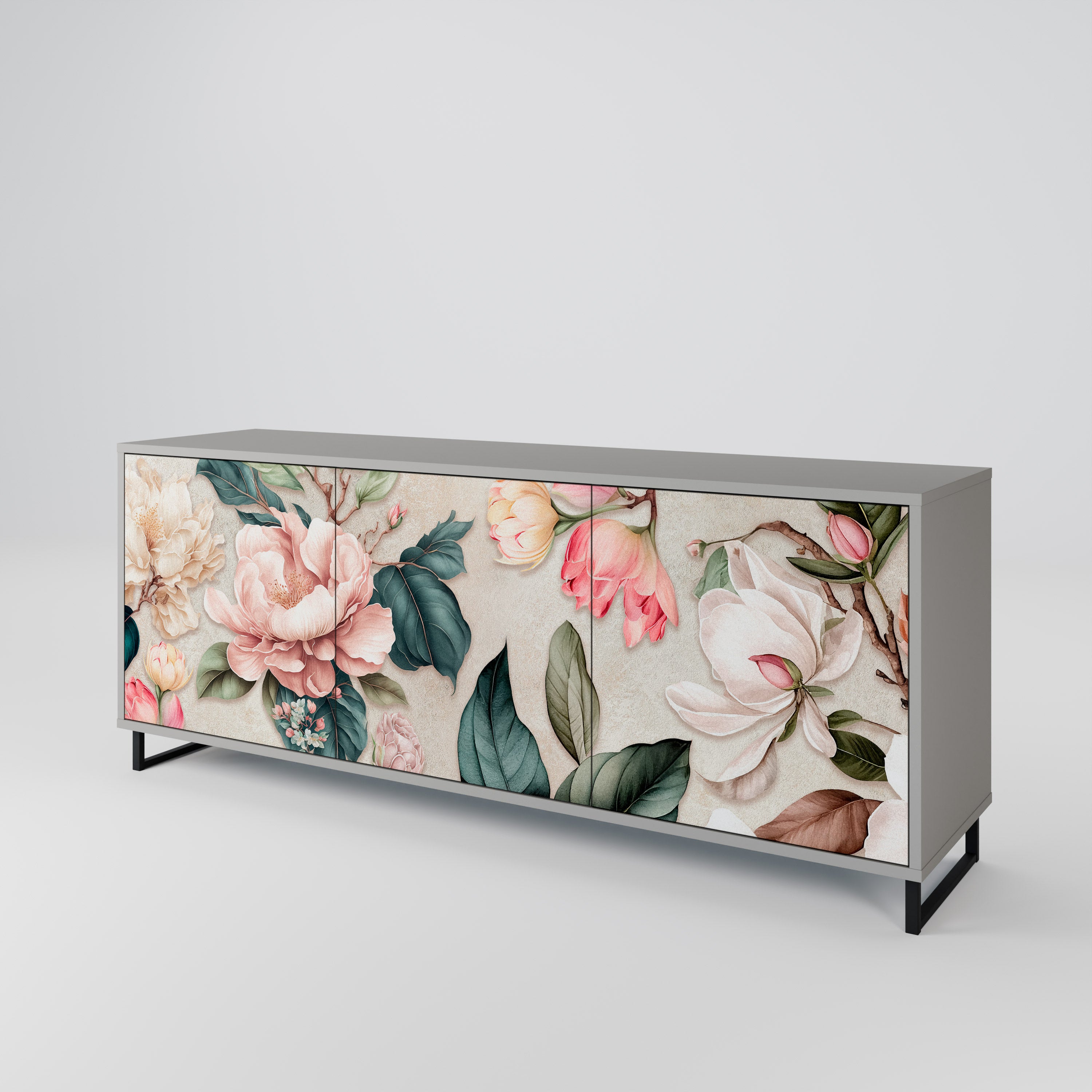 FLORAL GRACE 3-Door Sideboard