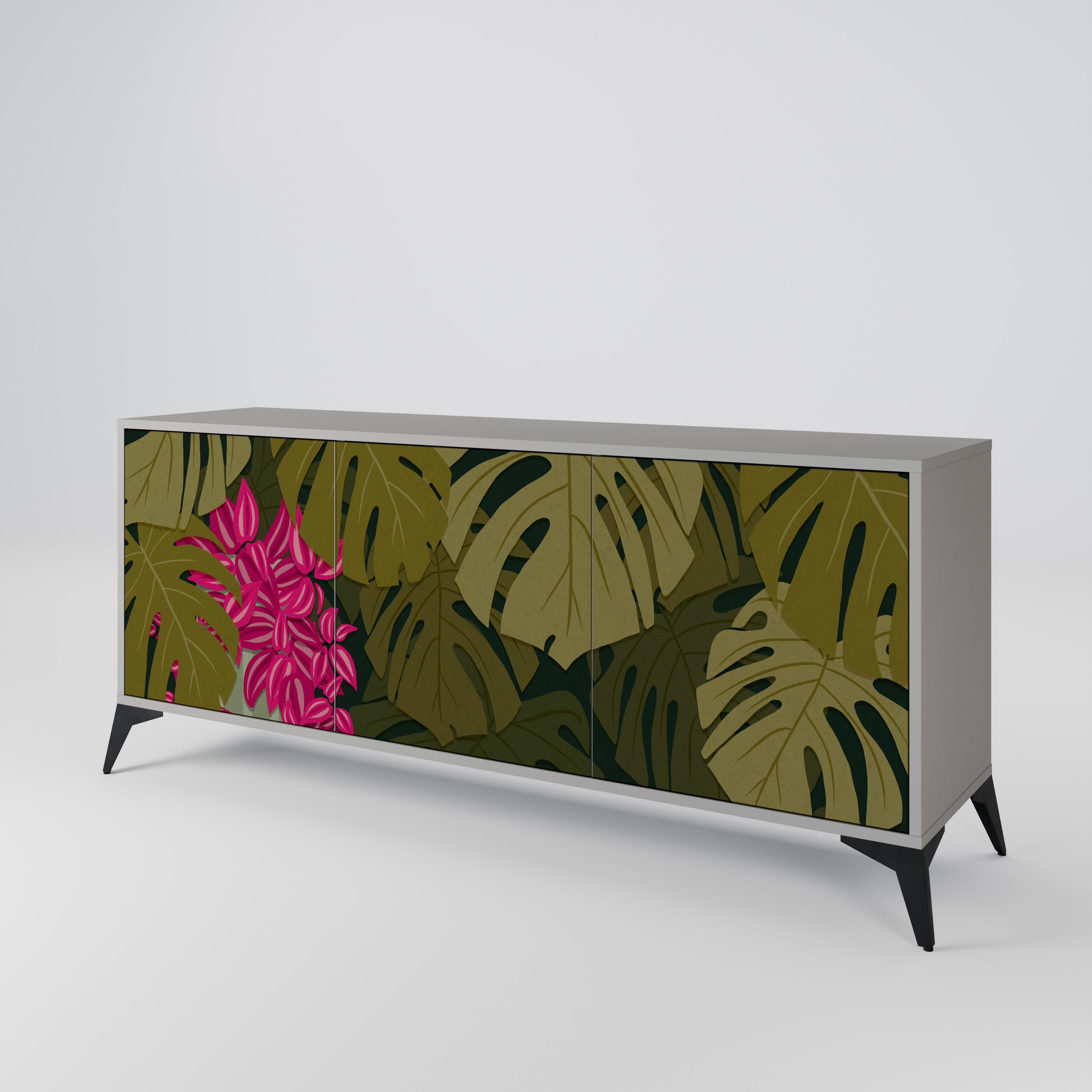 TROPICAL BEAUTY 3-Door Sideboard