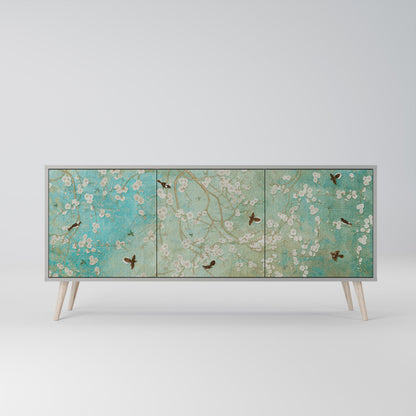 BLOOMING CHARM Aparador de 3 Puertas