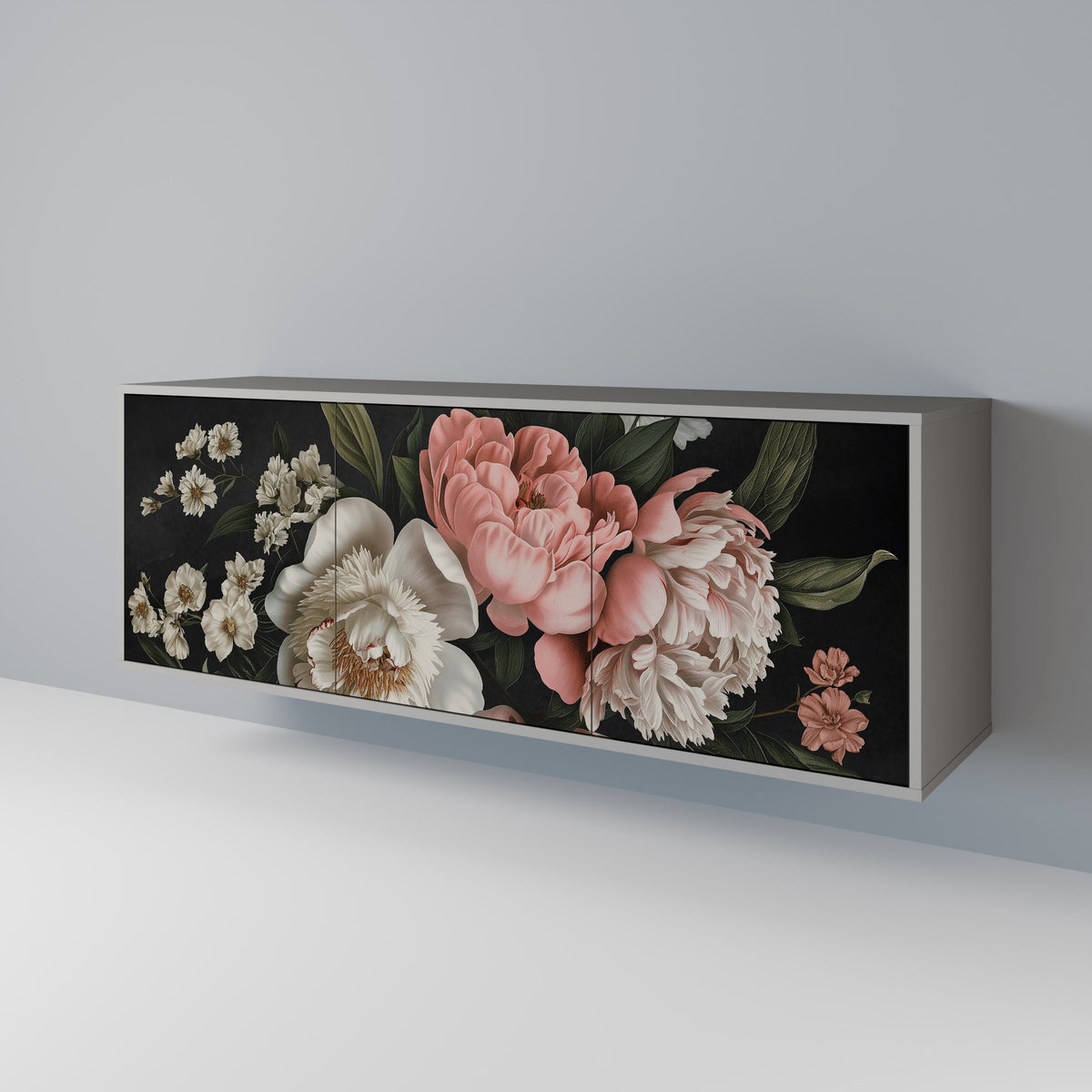 LUSH ELEGANCE Aparador de 3 Puertas