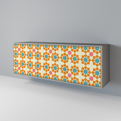 FLORAL DECOR 3-türiges Sideboard